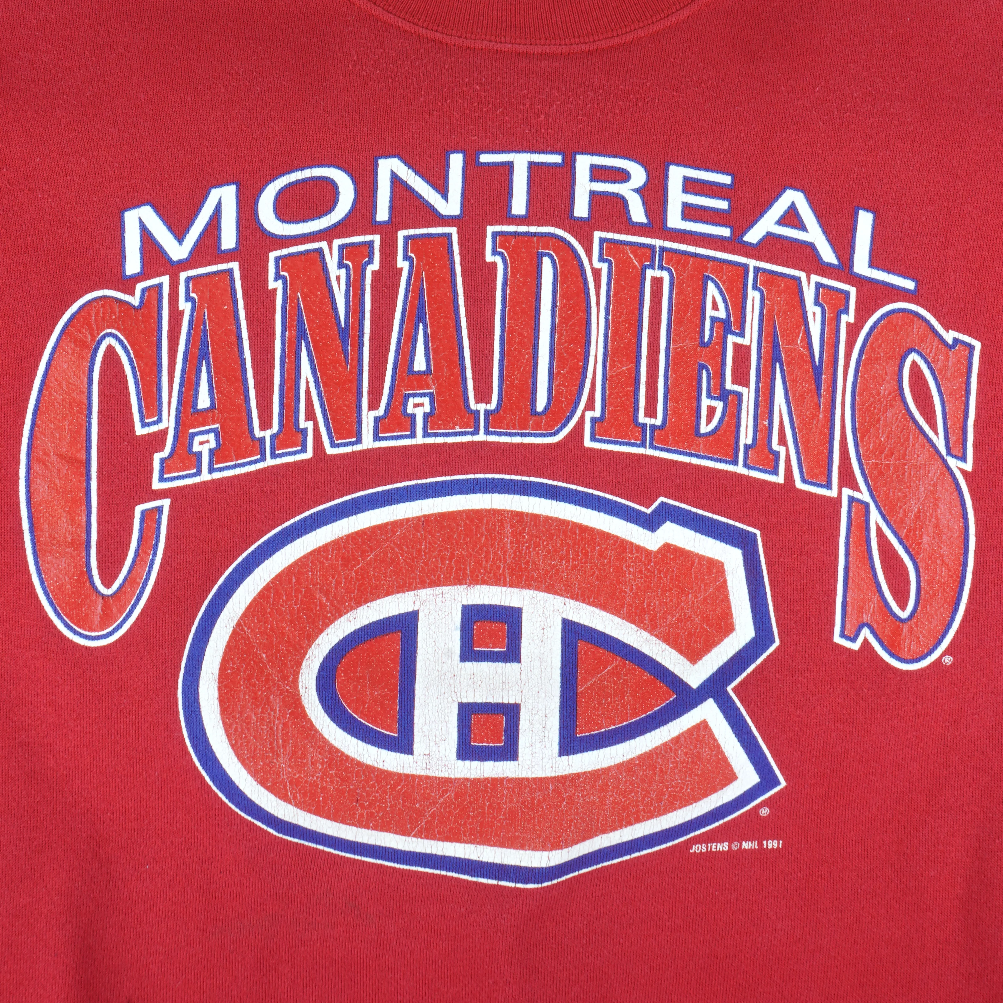 NHL (Jostens) - Montreal Canadiens Crew Neck Sweatshirt 1991 Medium - Image 3