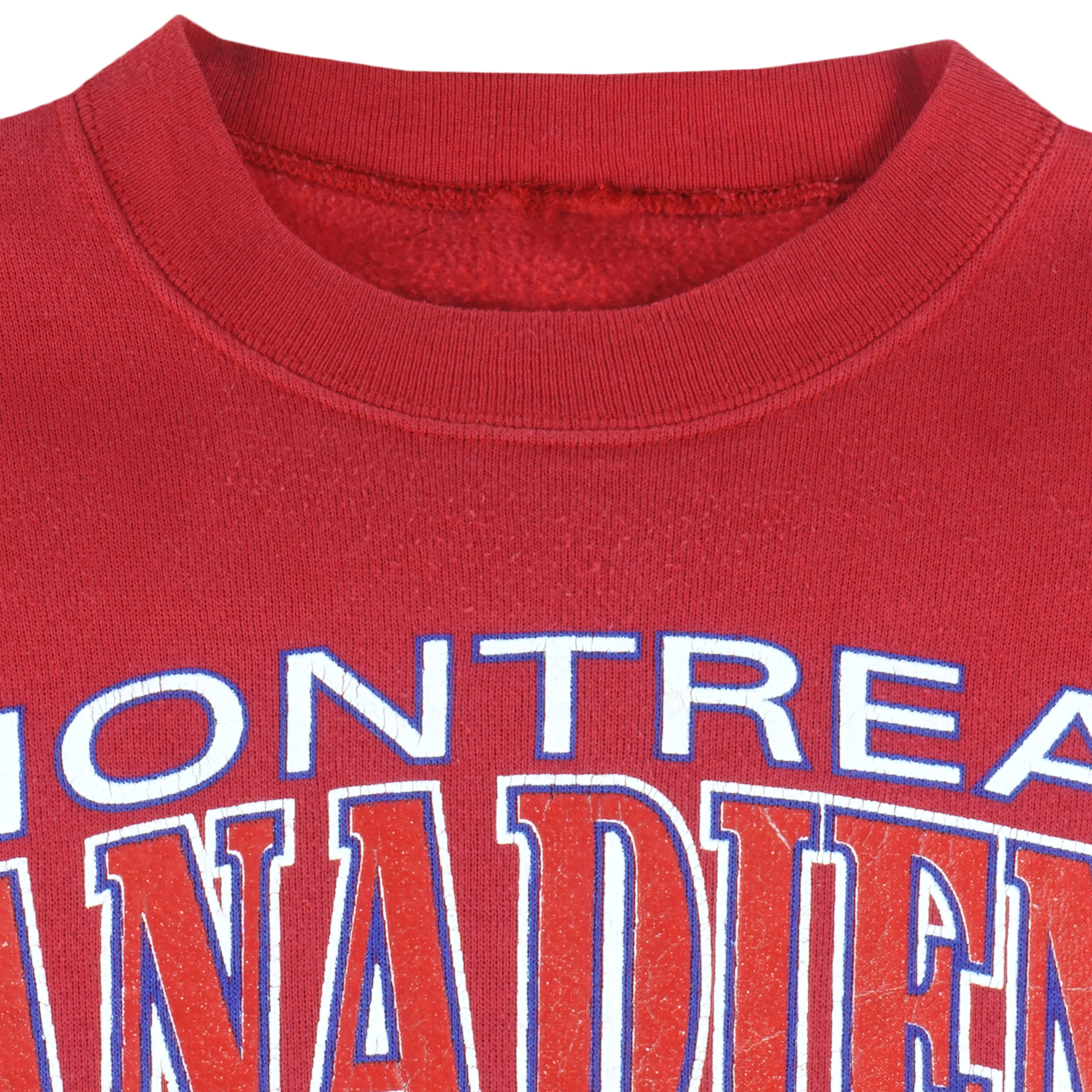 NHL (Jostens) - Montreal Canadiens Crew Neck Sweatshirt 1991 Medium - Image 4