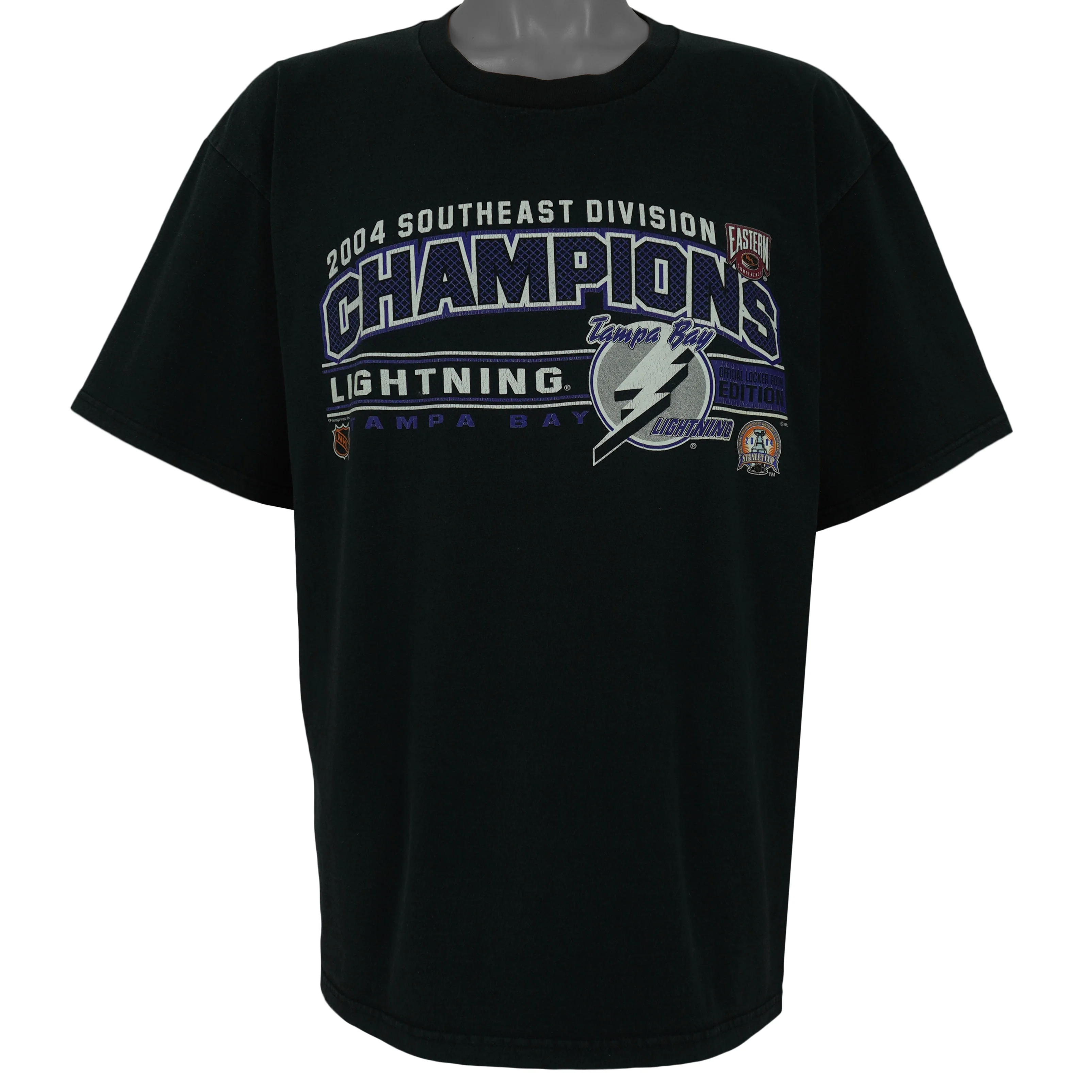 NHL (Lee) - Tampa Bay Lightning, Stanley Cup Champions T-Shirt 2004 X-Large