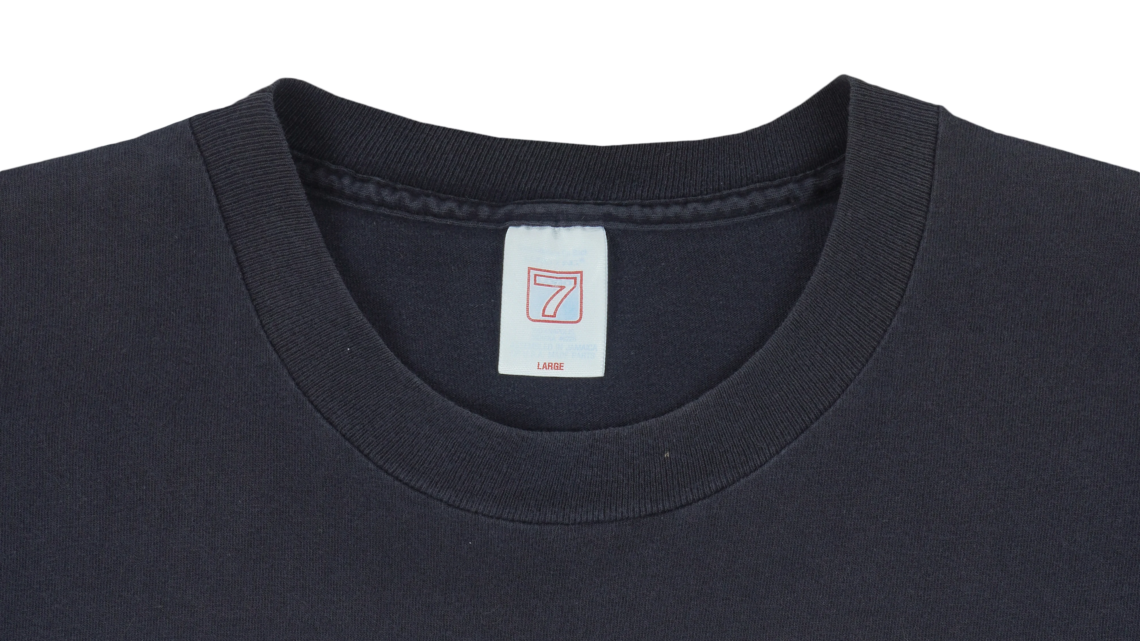 NHL (Logo 7) - Black San Jose Sharks T-Shirt 1991 Large - Image 4