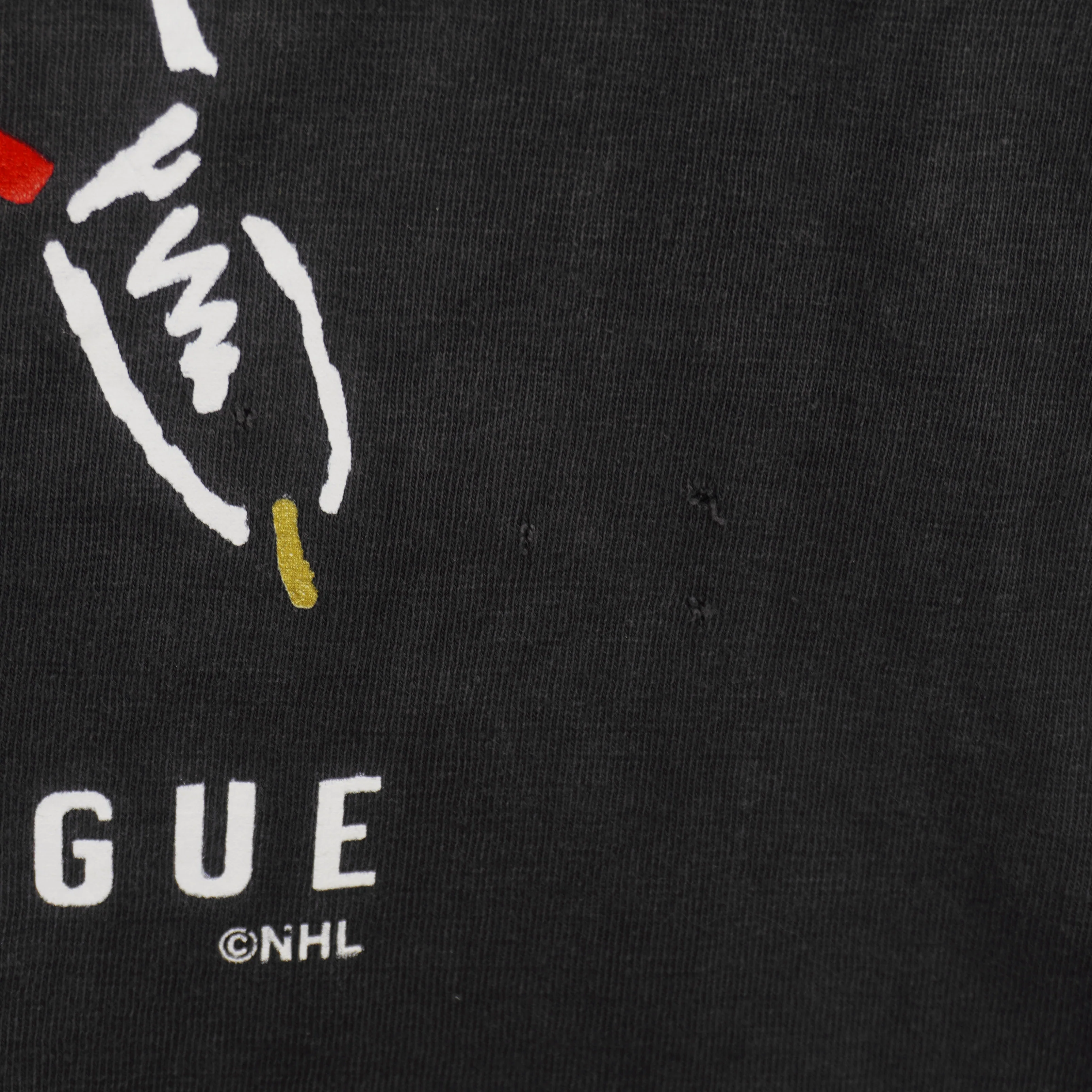 NHL (My Favourite Team) - Ottawa Senators Single Stitch T-Shirt 1990s Large - Image 4