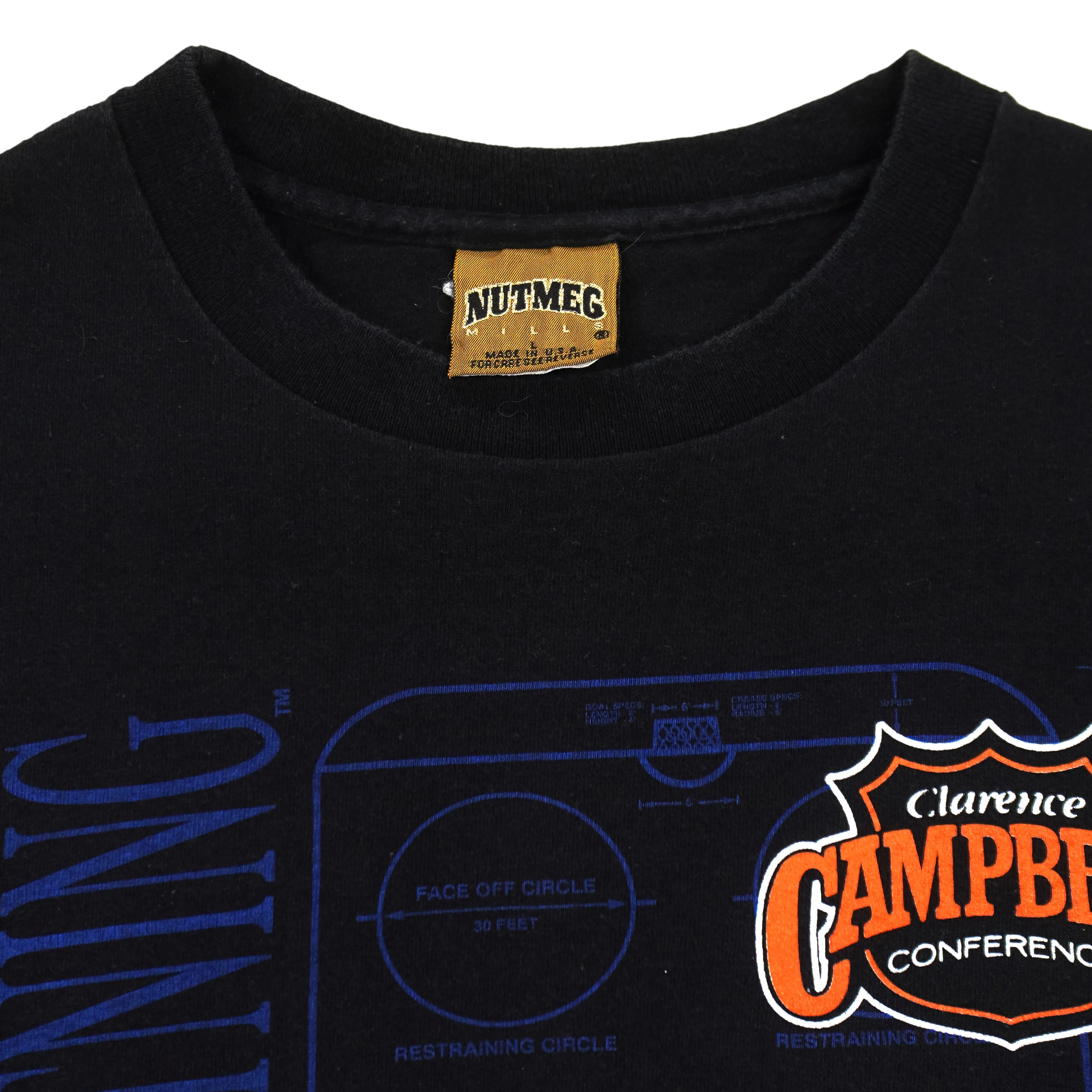NHL (Nutmeg) - Tampa Bay Lightning Spell-Out T-Shirt 1990s Large - Image 5