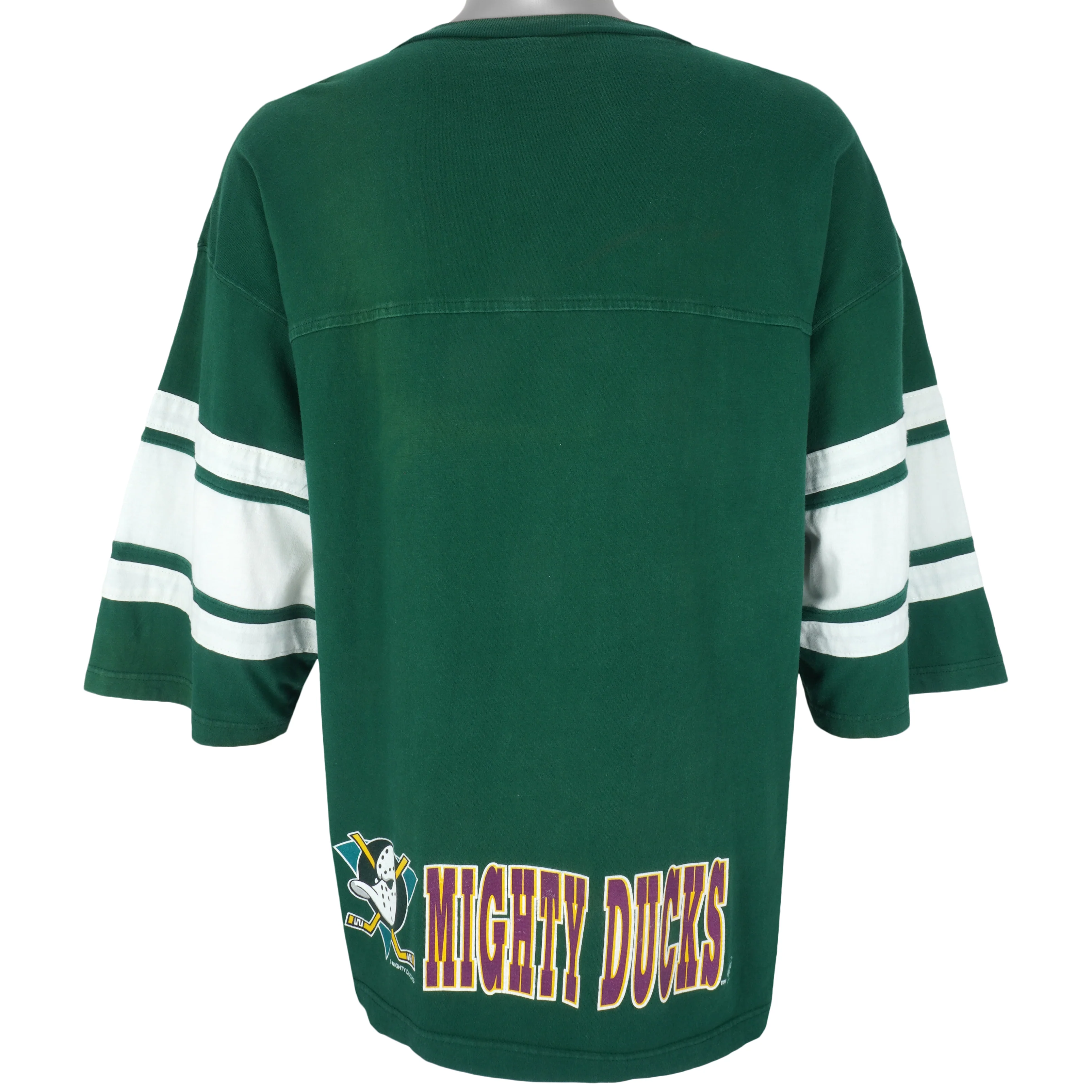 NHL (Ravens) - Mighty Ducks of Anaheim Hockey Jersey 1990s Large - Image 2