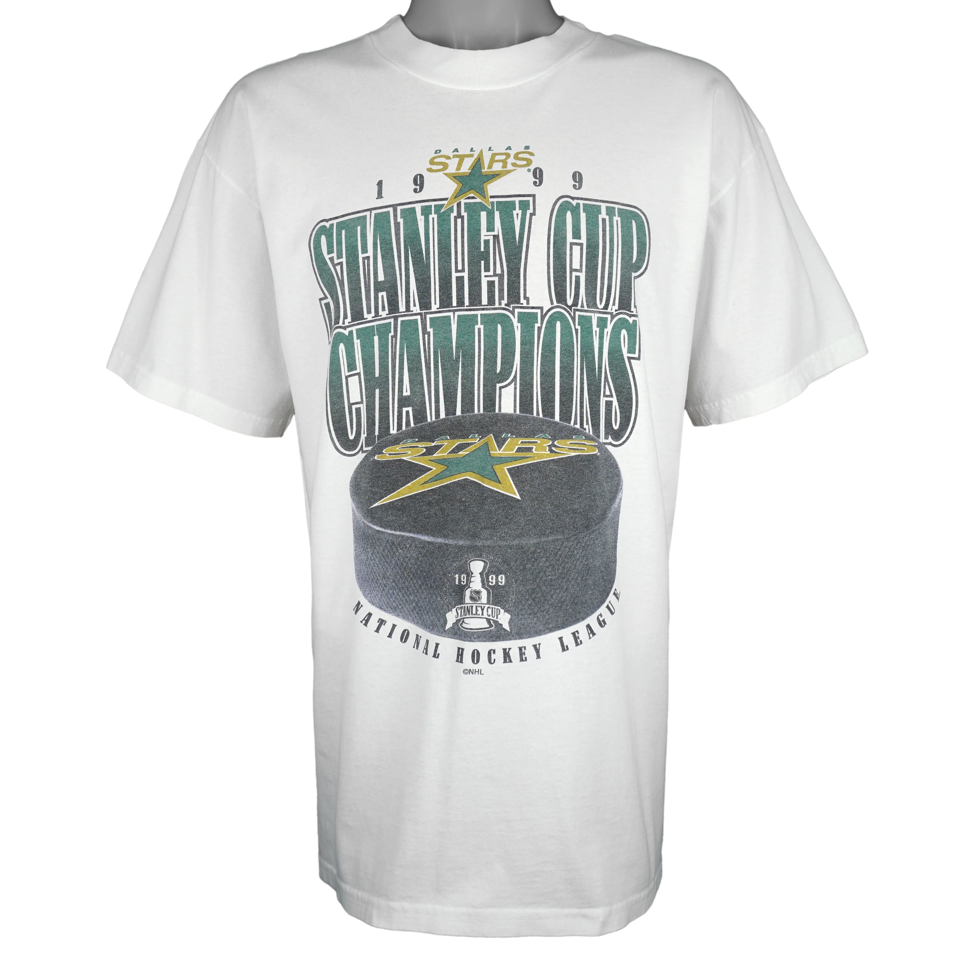 NHL (Silver Mountain) - Dallas Stars Stanley Cup Champions T-Shirt 1999 Large