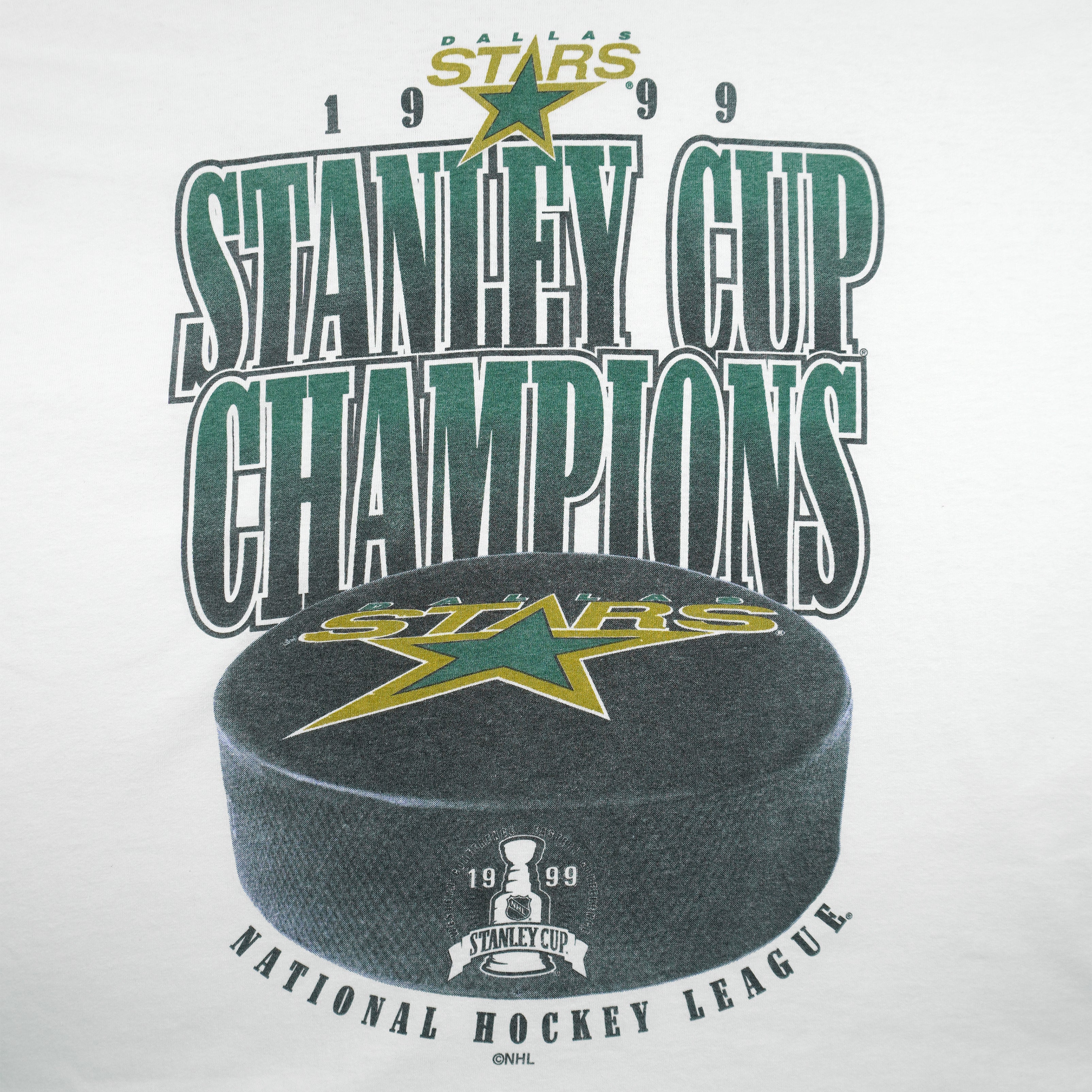 NHL (Silver Mountain) - Dallas Stars Stanley Cup Champions T-Shirt 1999 Large - Image 3