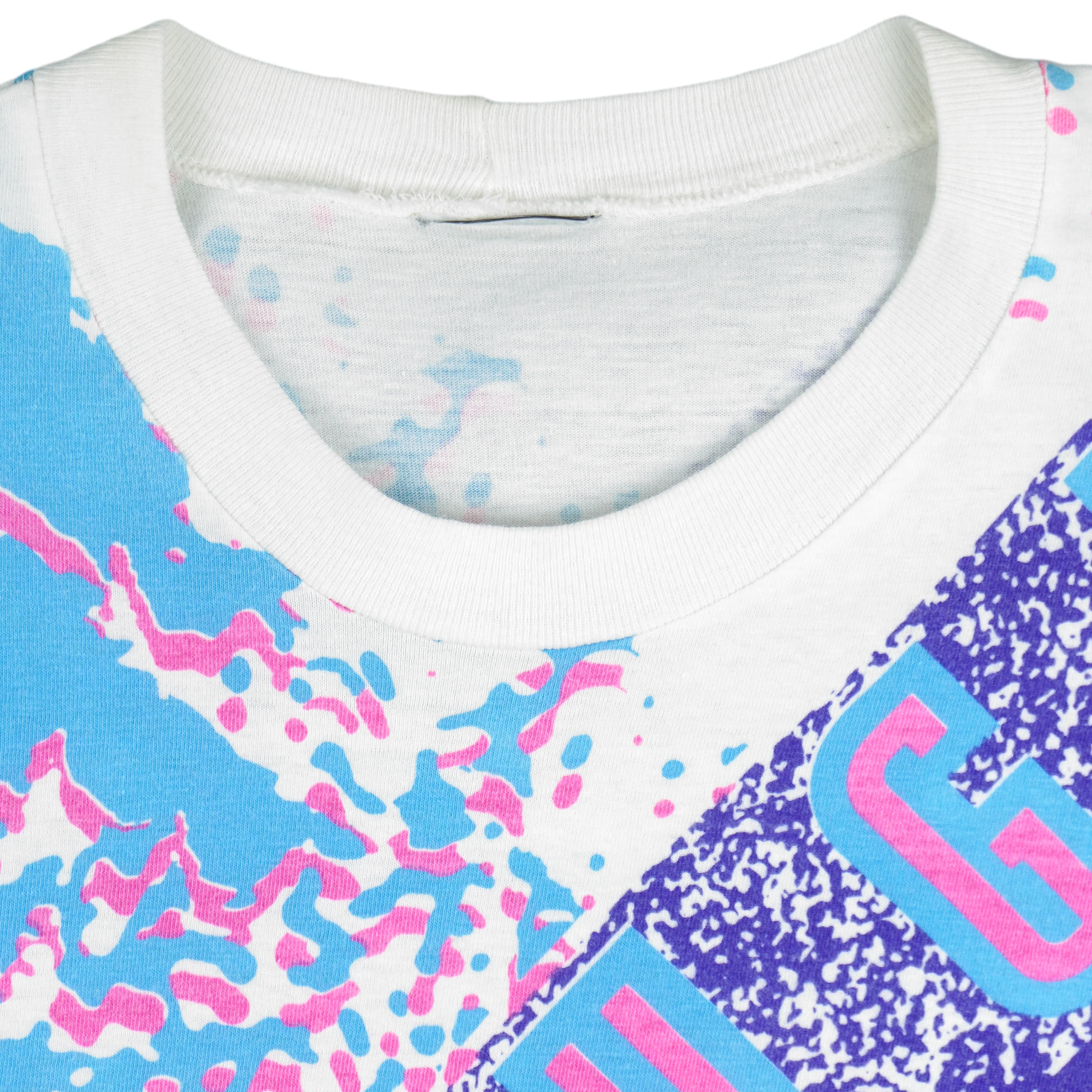 Nike - Challenge Court Tennis All Over Print T-Shirt 1990s Medium - Image 5