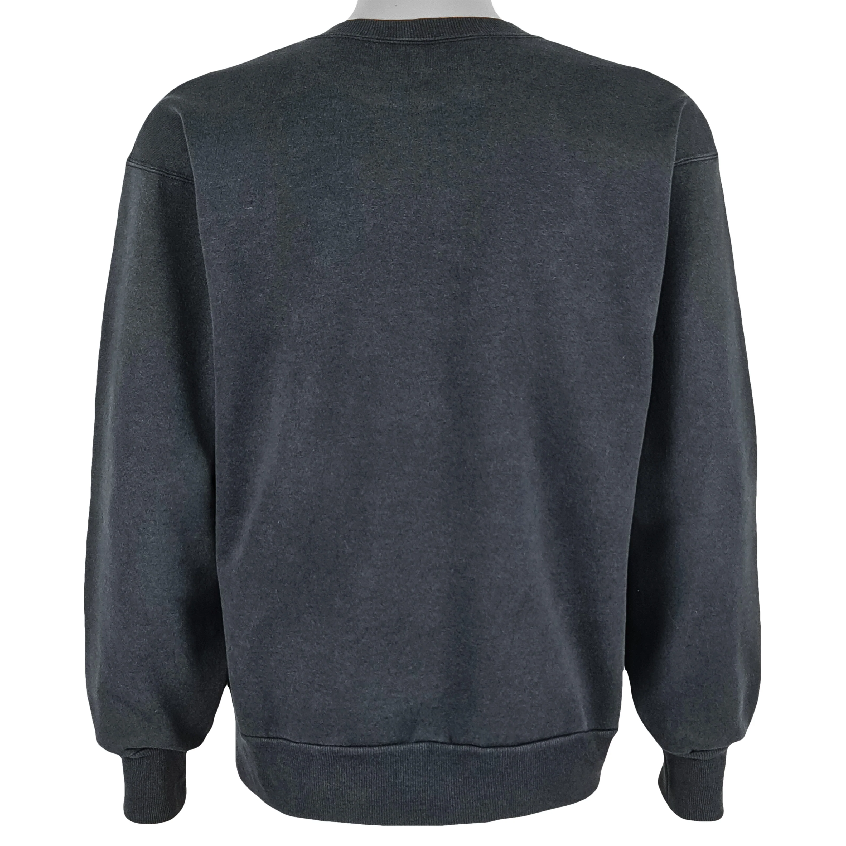 Nike - Grey Tag Just Do It Crew Neck Sweatshirt 1990s Medium - Image 2
