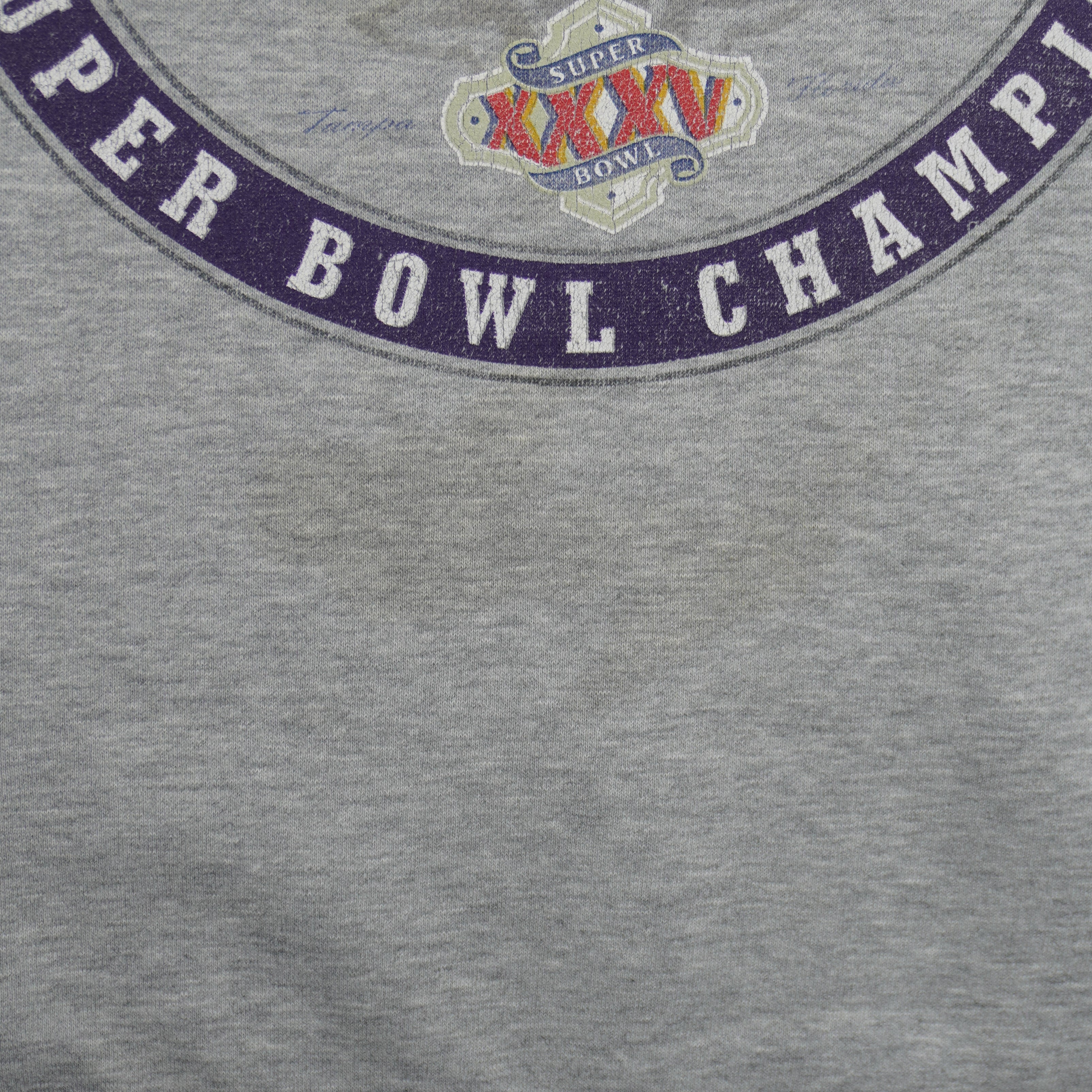 Nike - NFL Baltimore Ravens, Super Bowl XXXV Champions Crew Neck Sweatshirt 1990s Large - Image 4