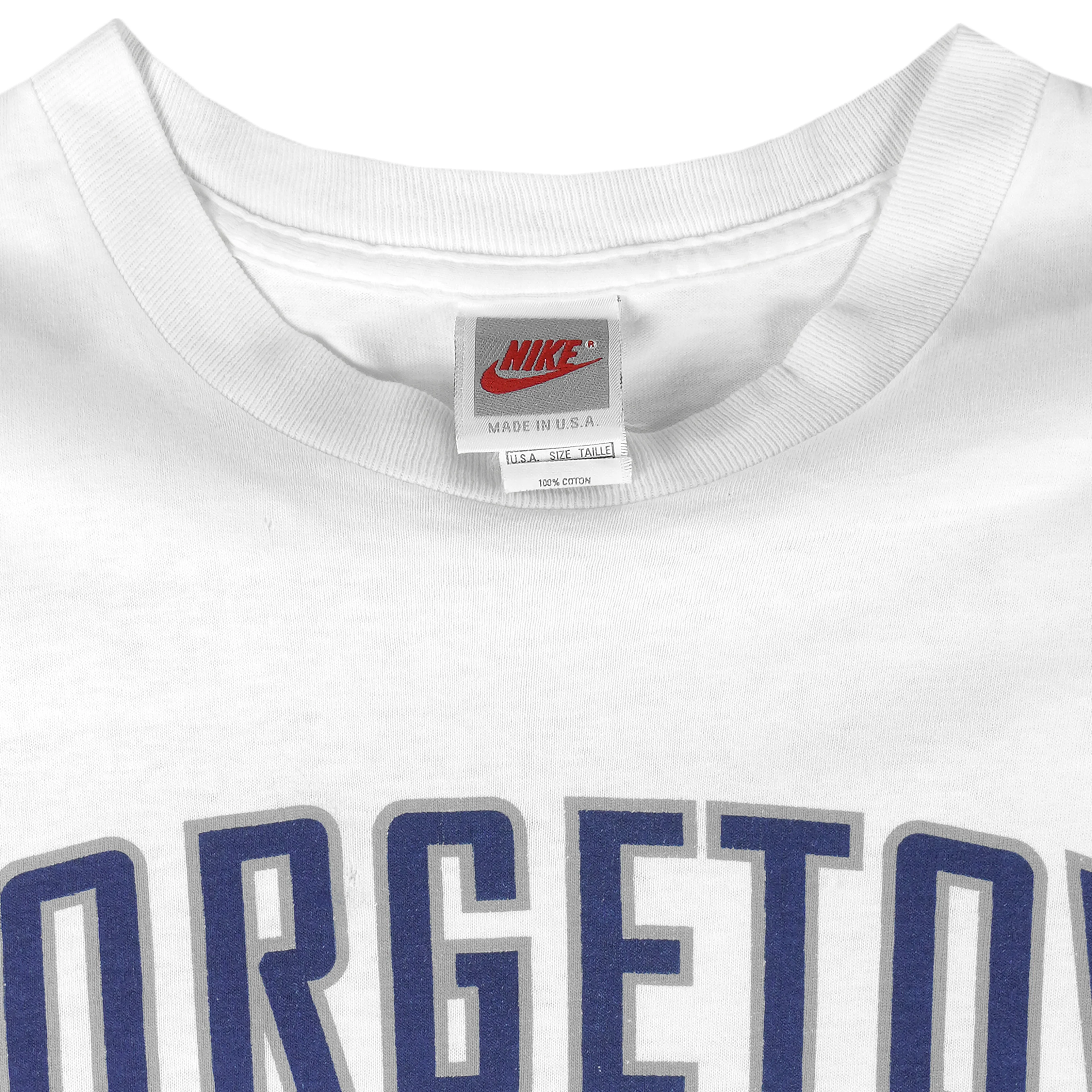 Nike - University of Georgetown Hoyas T-Shirt 1990s X-Large - Image 4