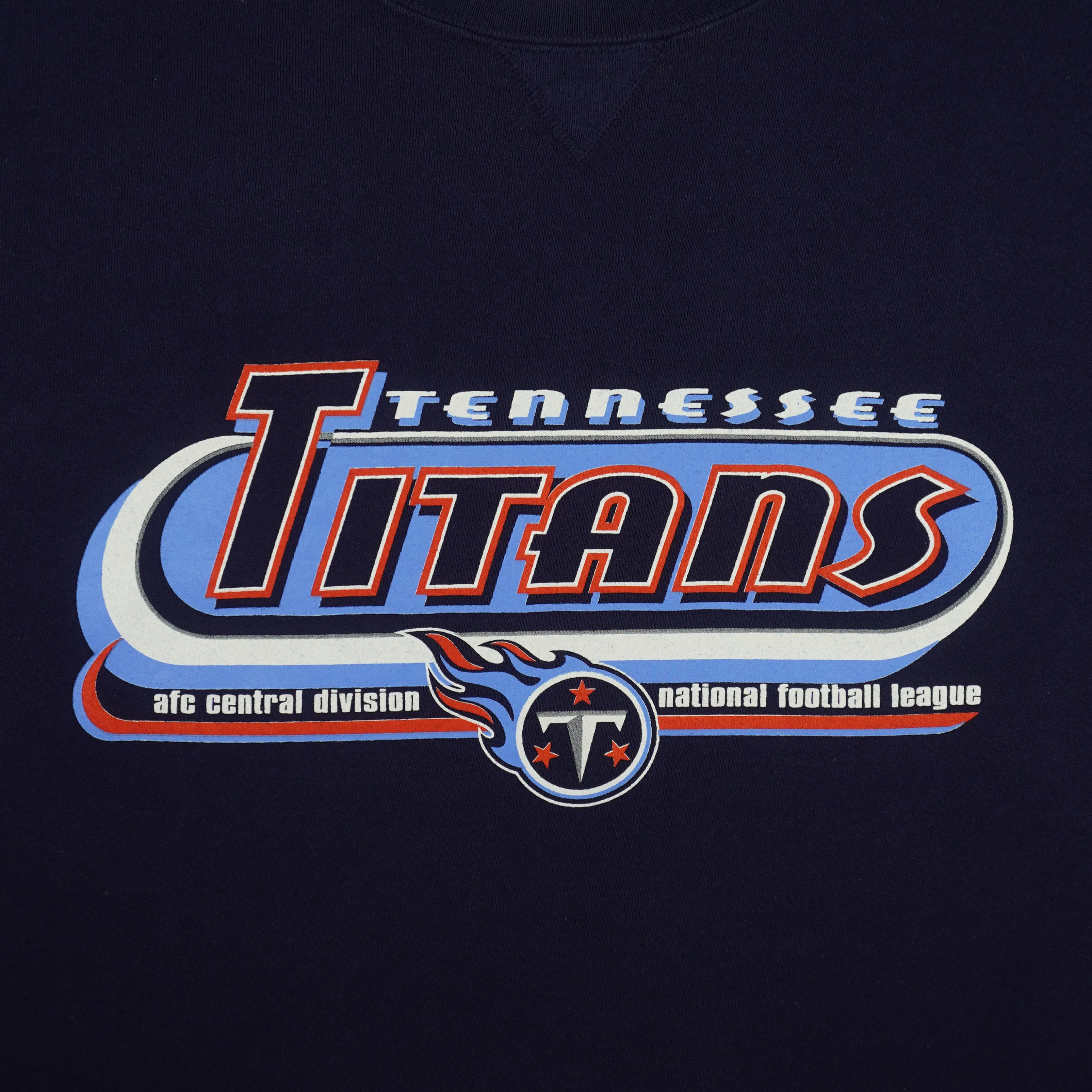 Puma (NFL) - Tennessee Titans AFC Champions Crew Neck Sweatshirt 1990s Large - Image 3