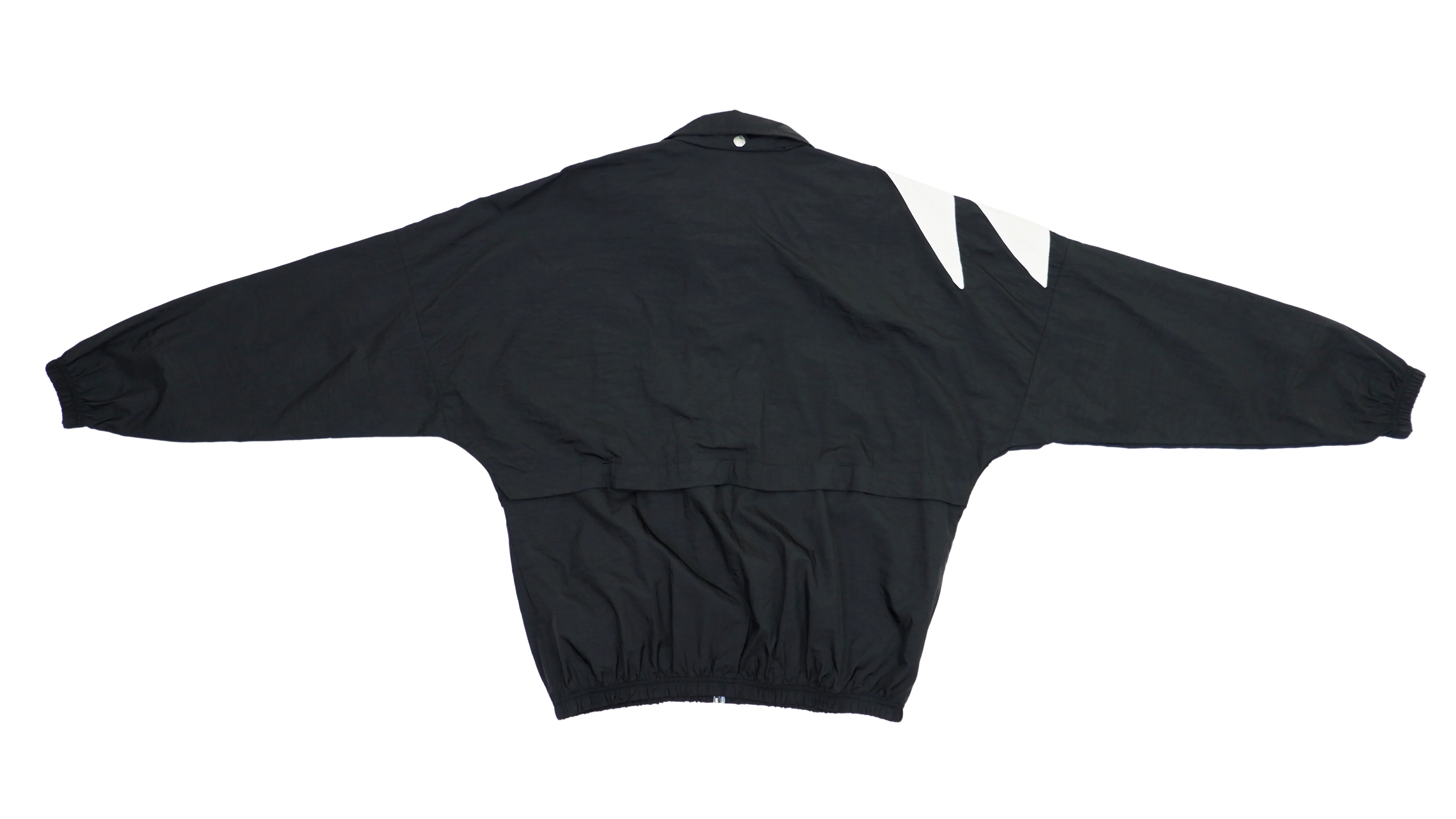 Reebok - B&W Shawn Kemp Kamikaze Style Warm-up Windbreaker 1990s Medium - Image 2
