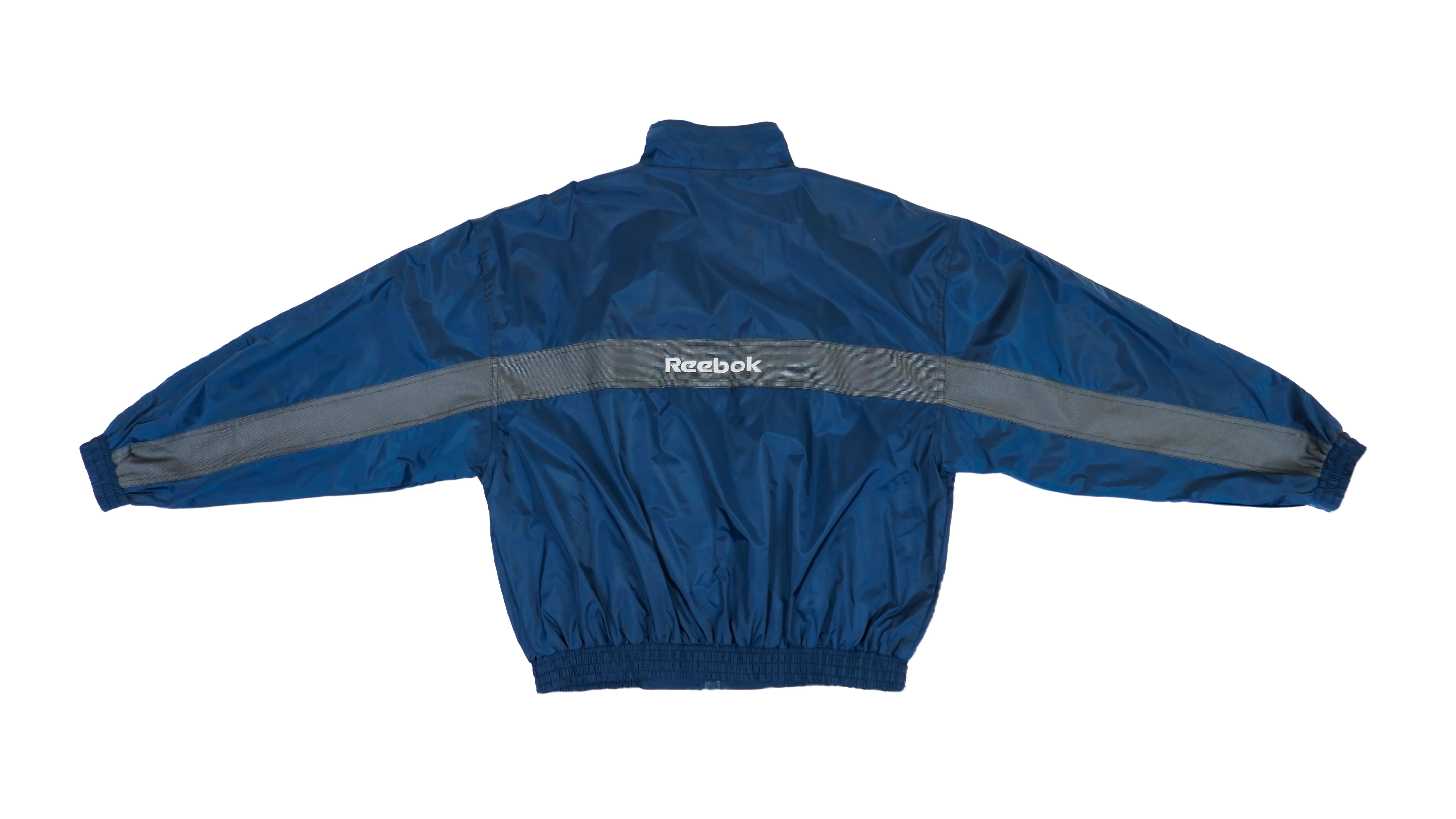 Reebok - Dark Blue Windbreaker 1990s Medium - Image 2