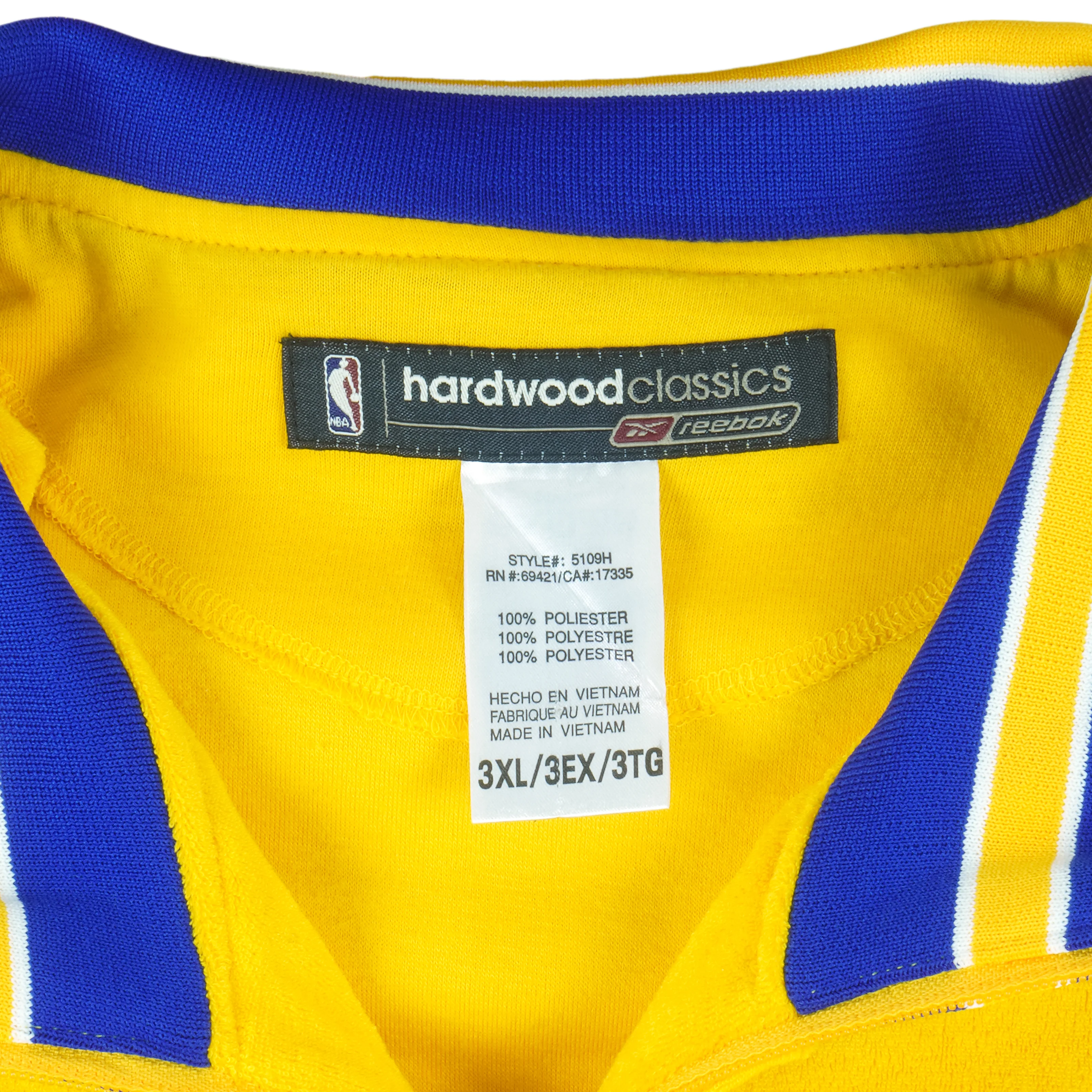 Reebok - Golden State Warriors 1967 Hardwood Classics Track Jacket 3X-Large - Image 5