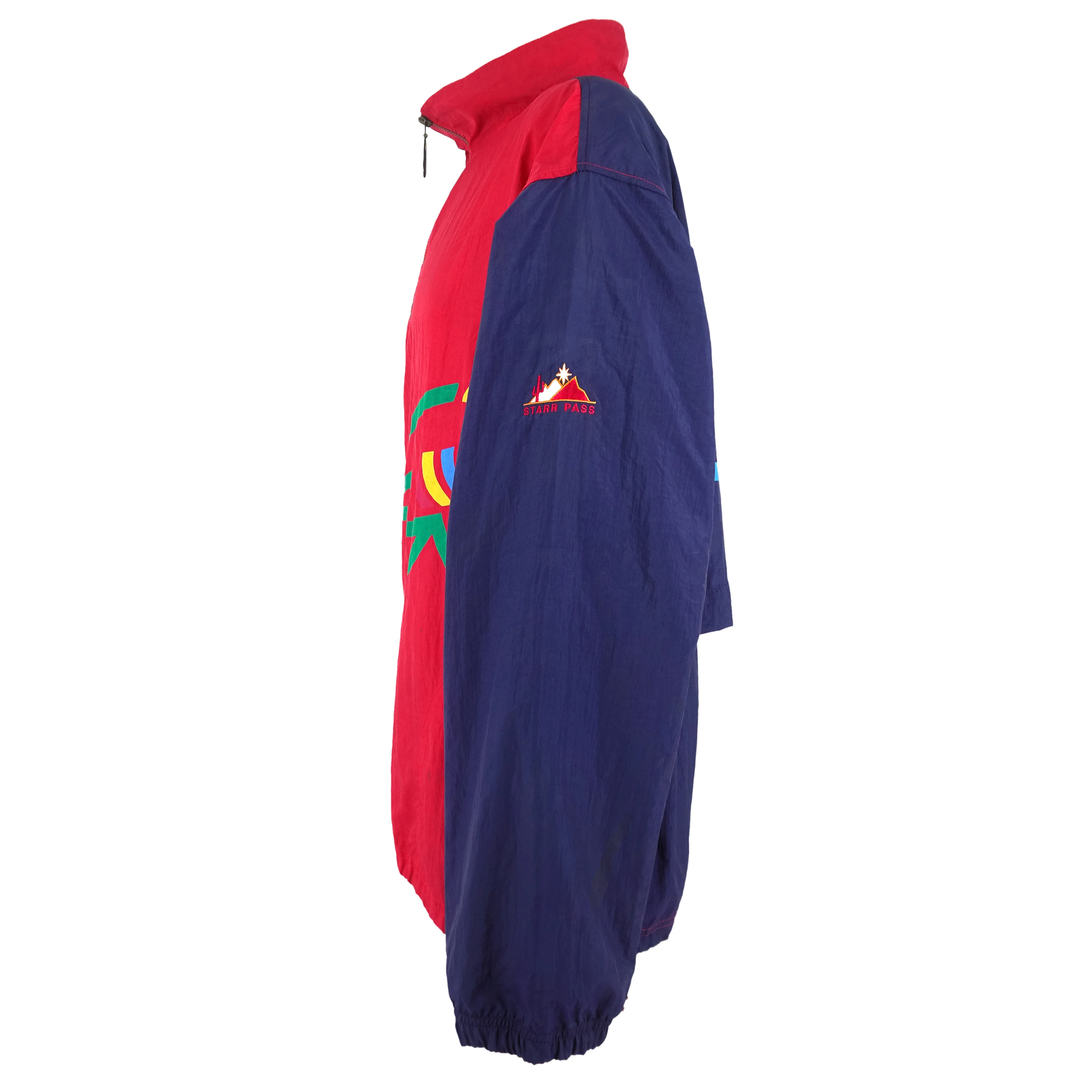 Reebok (Greg Norman Collection) - Starr Pass Colorblock Pullover Windbreaker 1990s Large - Image 4