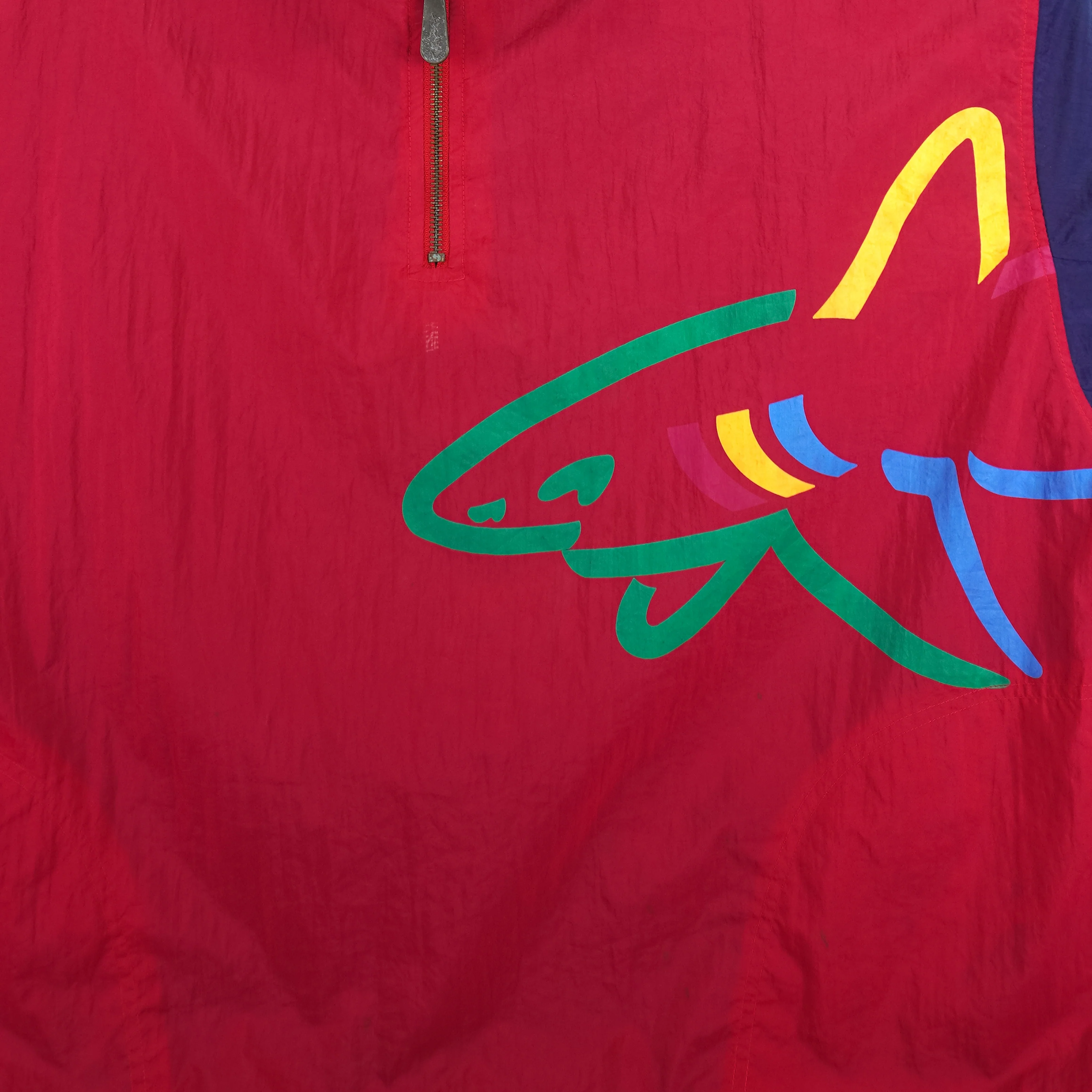 Reebok (Greg Norman Collection) - Starr Pass Colorblock Pullover Windbreaker 1990s Large - Image 5