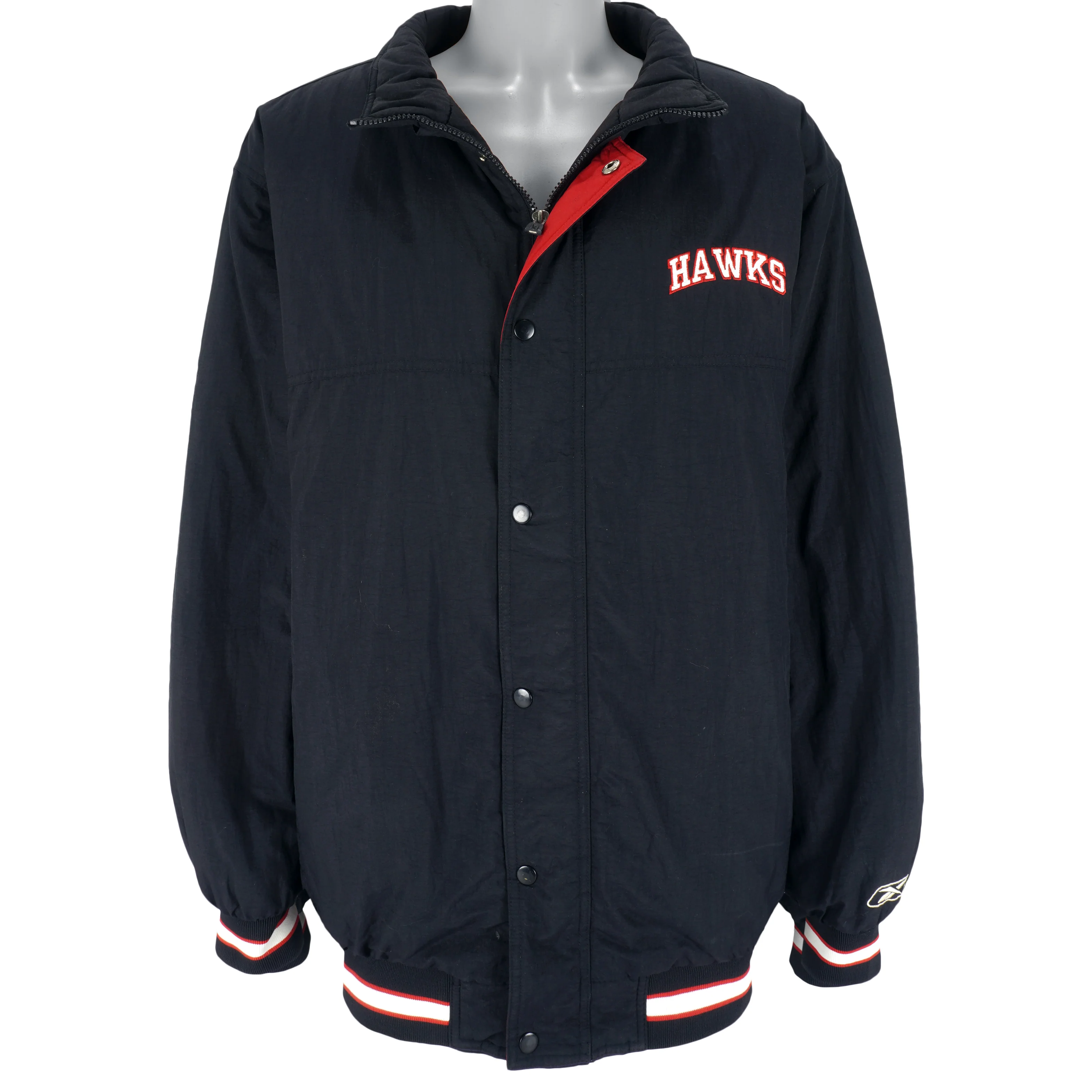 Reebok (Hardwood Classics) - Atlanta Hawks Basketball Jacket XX-Large - Image 3