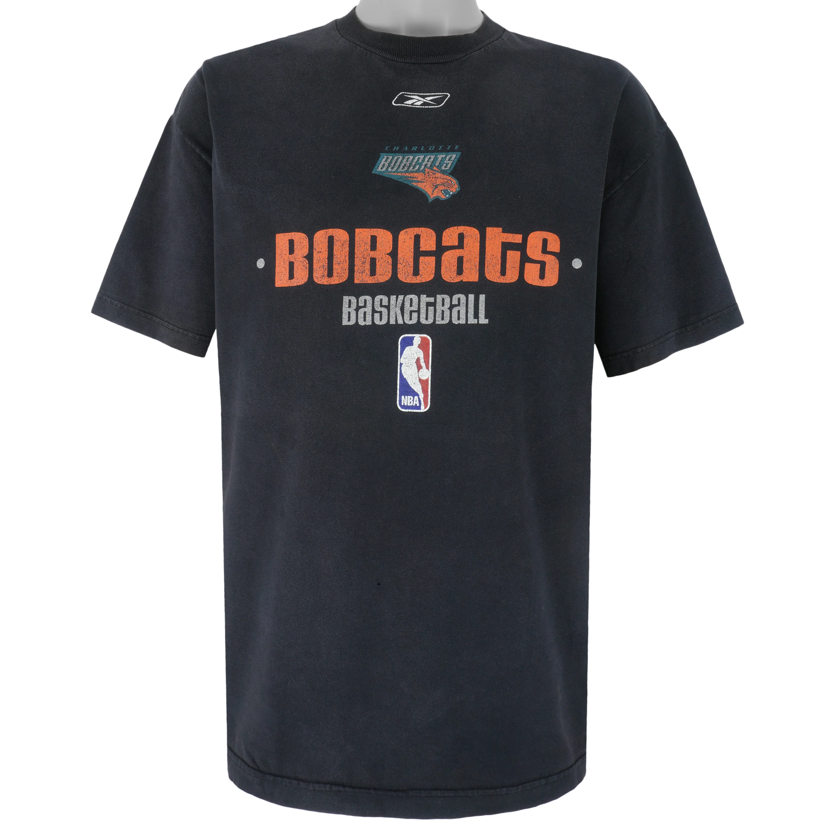 Reebok - NBA Charlotte Bobcats Basketball T-Shirt 2000s Large