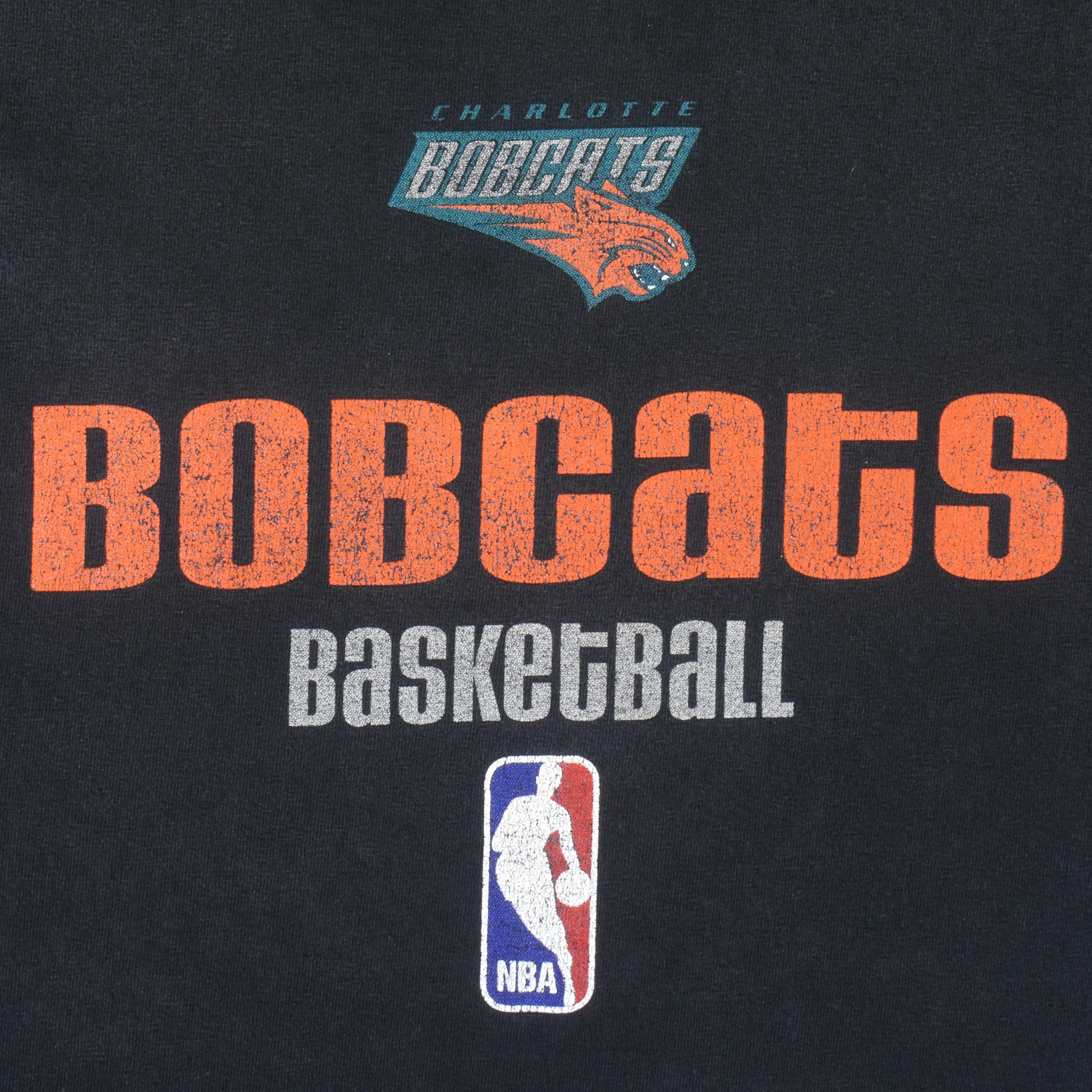 Reebok - NBA Charlotte Bobcats Basketball T-Shirt 2000s Large - Image 3