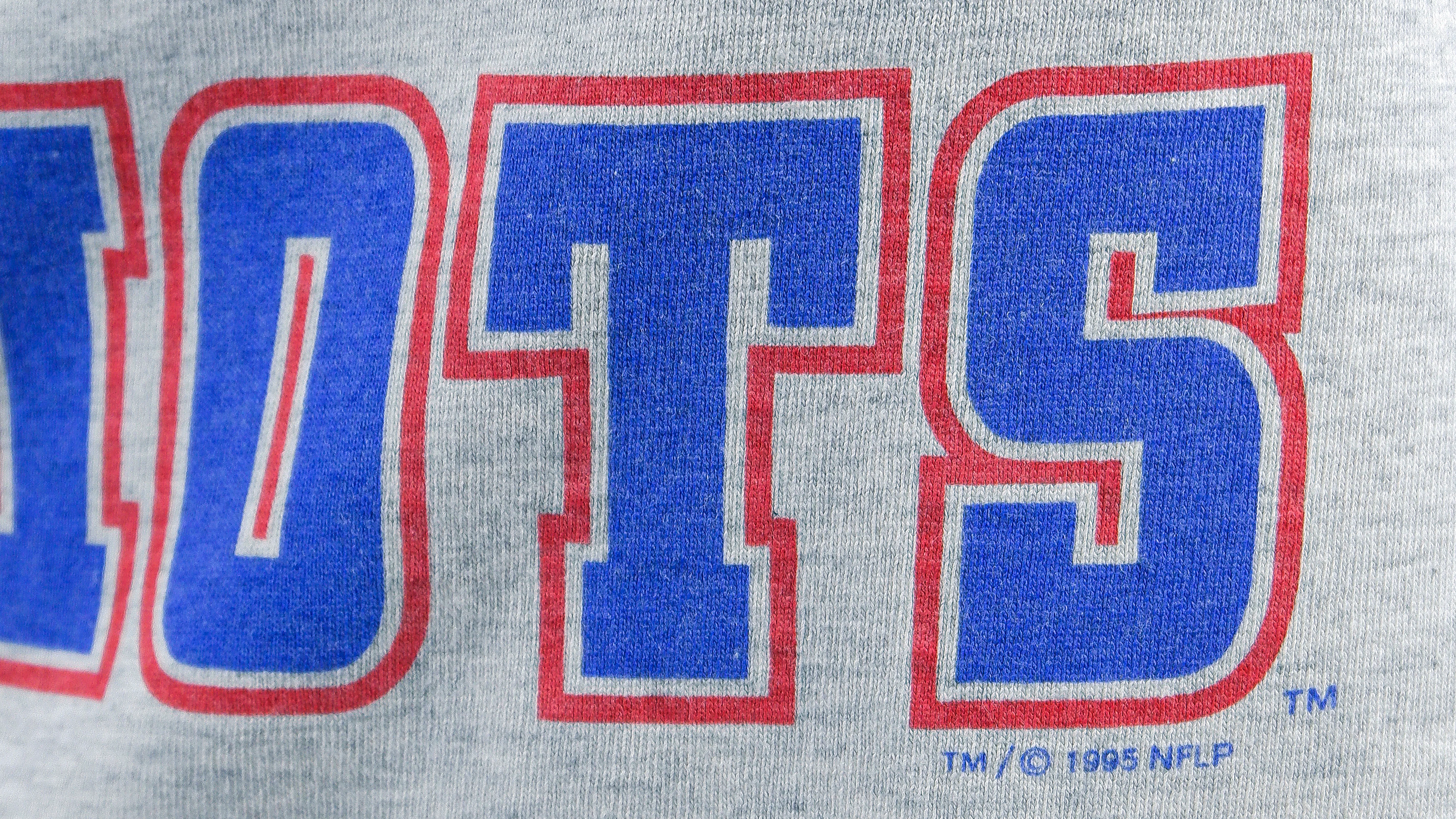Reebok - New England Patriots Spell-Out T-Shirt 1995 Large - Image 3