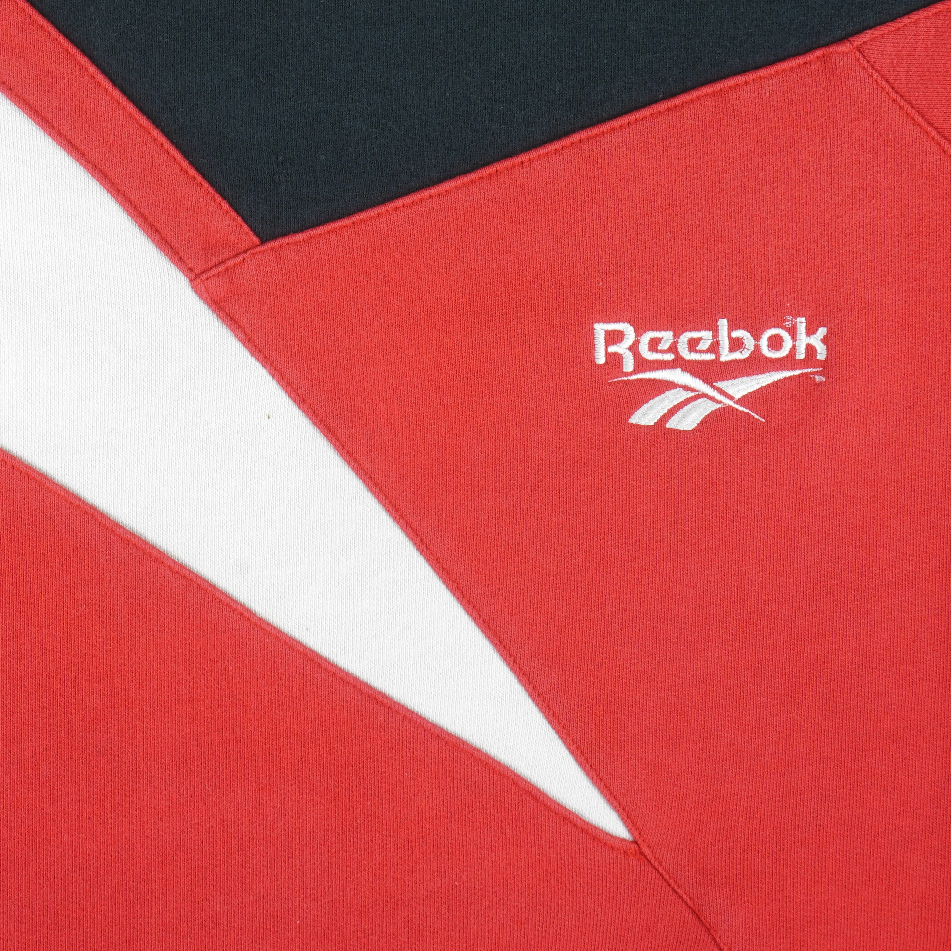 Reebok - Red Kamikaze Style Big Logo Crew Neck Sweatshirt 1990s XX-Large - Image 3