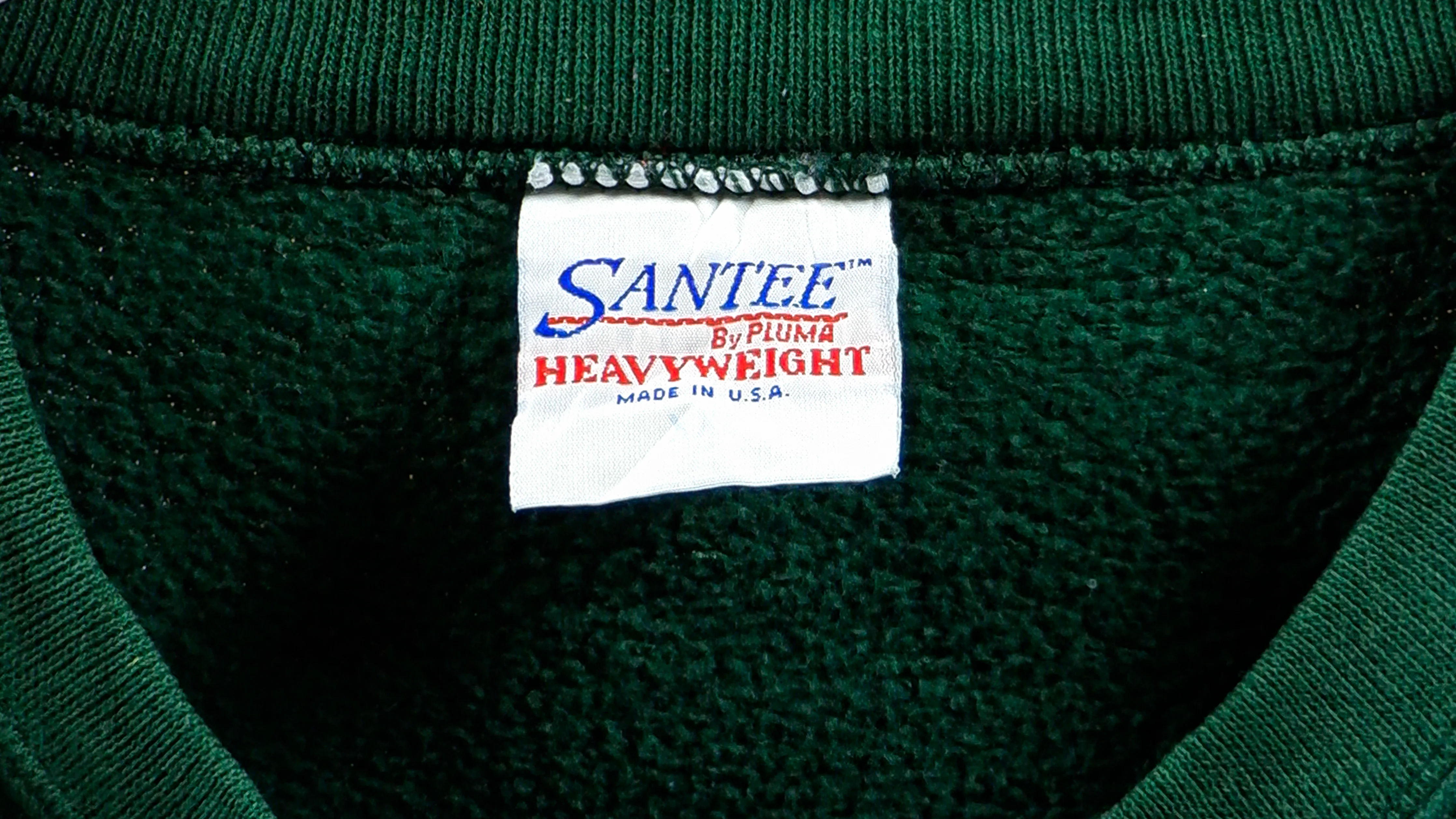 Vintage (Santee) - Green MVP Go 4 It Football Crew Neck Sweatshirt 1990s X-Large - Image 3