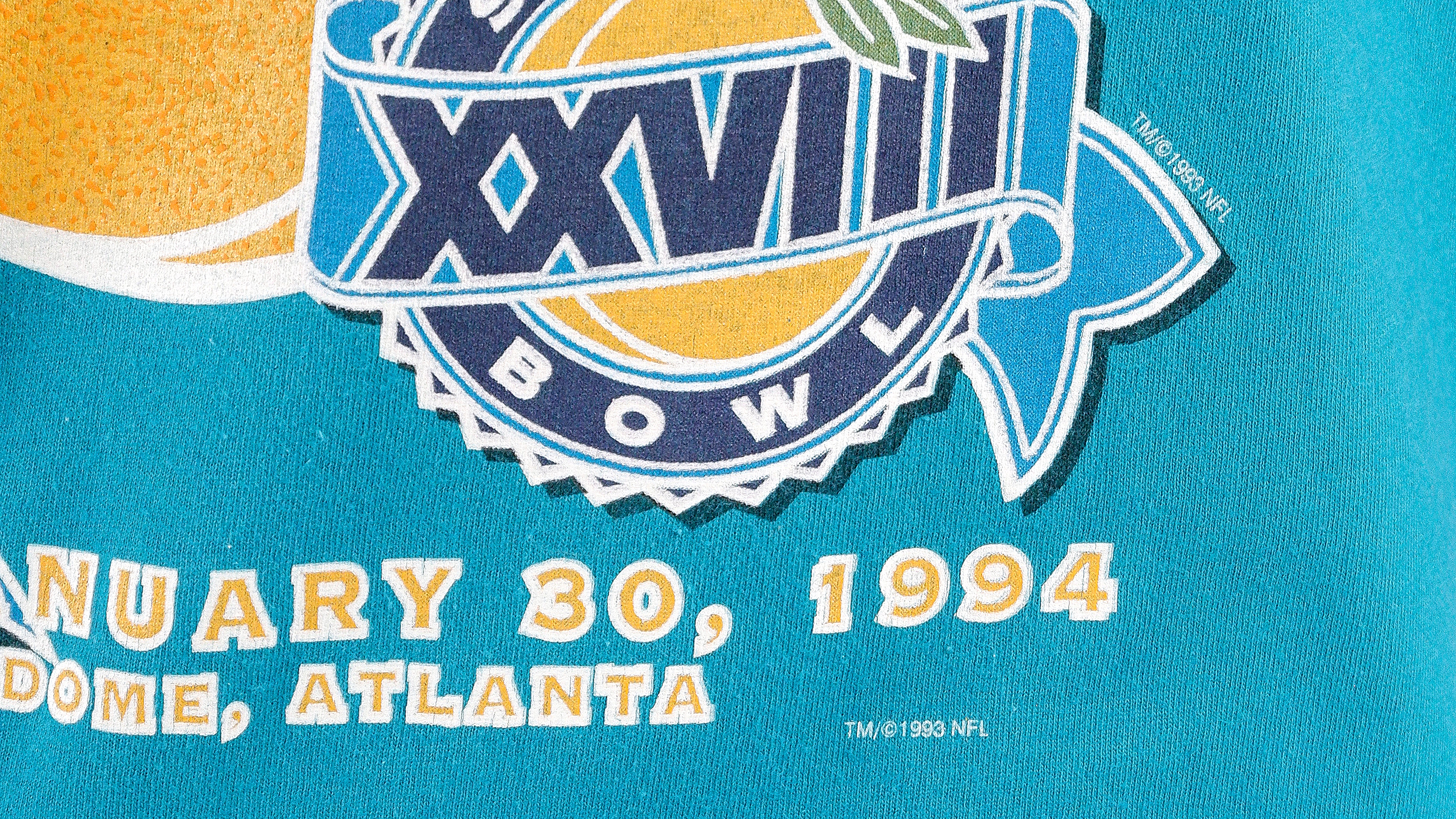 Starter - Blue Super Bowl XXVIII, Atlanta T-Shirt 1994 Large - Image 3
