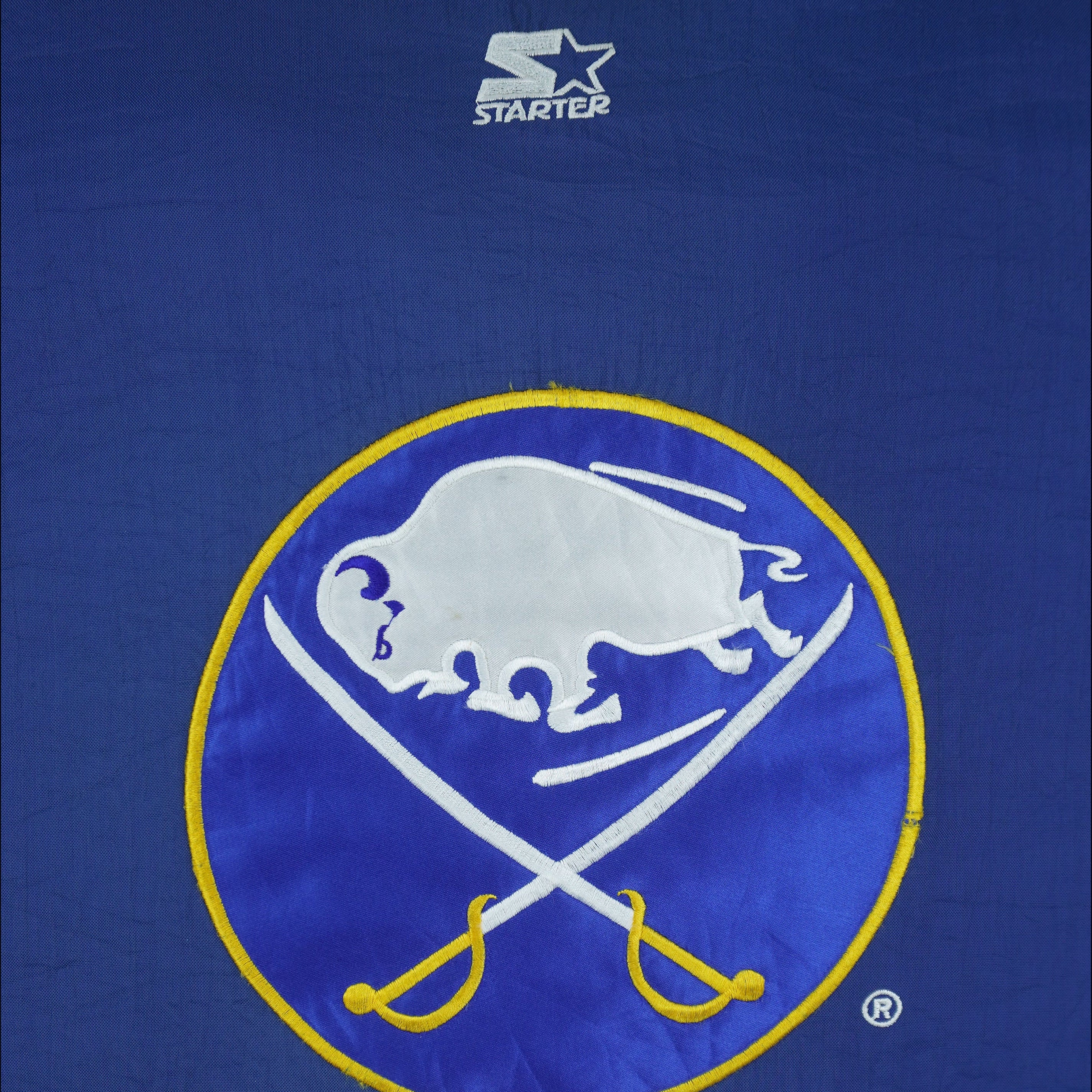 Starter - Buffalo Sabres Hooded Pullover Jacket 1990s X-Large - Image 7