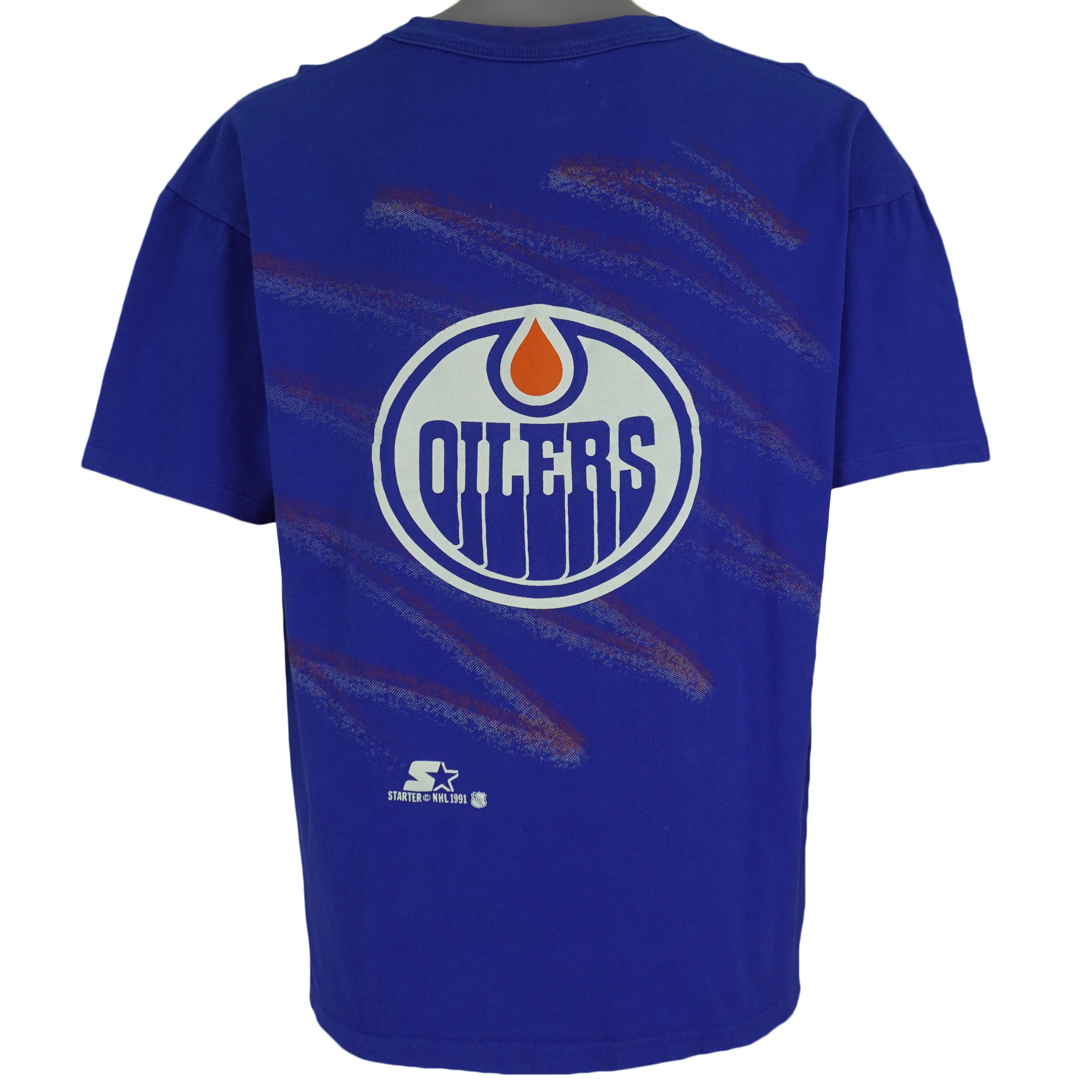 Starter - Edmonton Oilers Big Logo T-Shirt 1991 X-Large