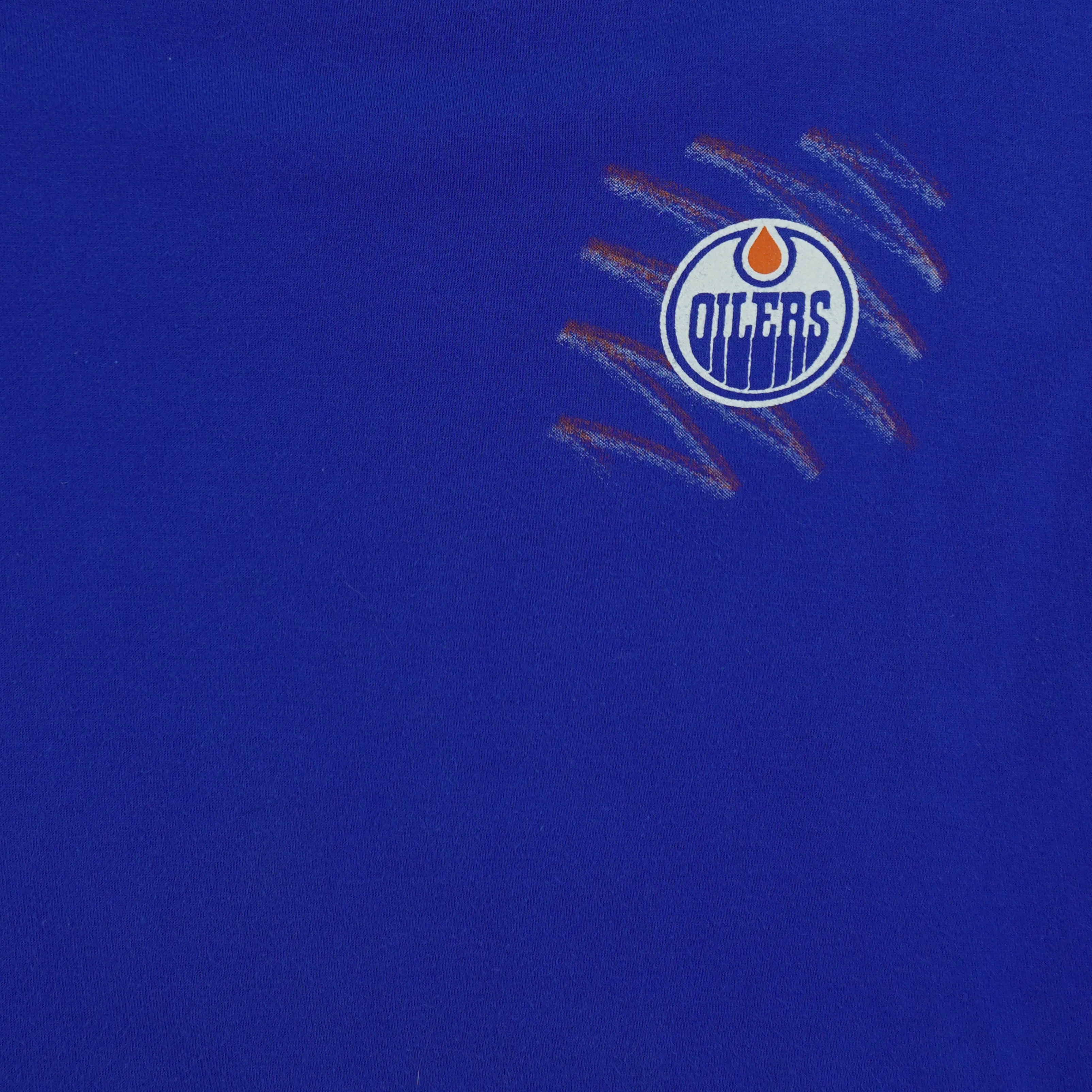 Starter - Edmonton Oilers Big Logo T-Shirt 1991 X-Large - Image 5