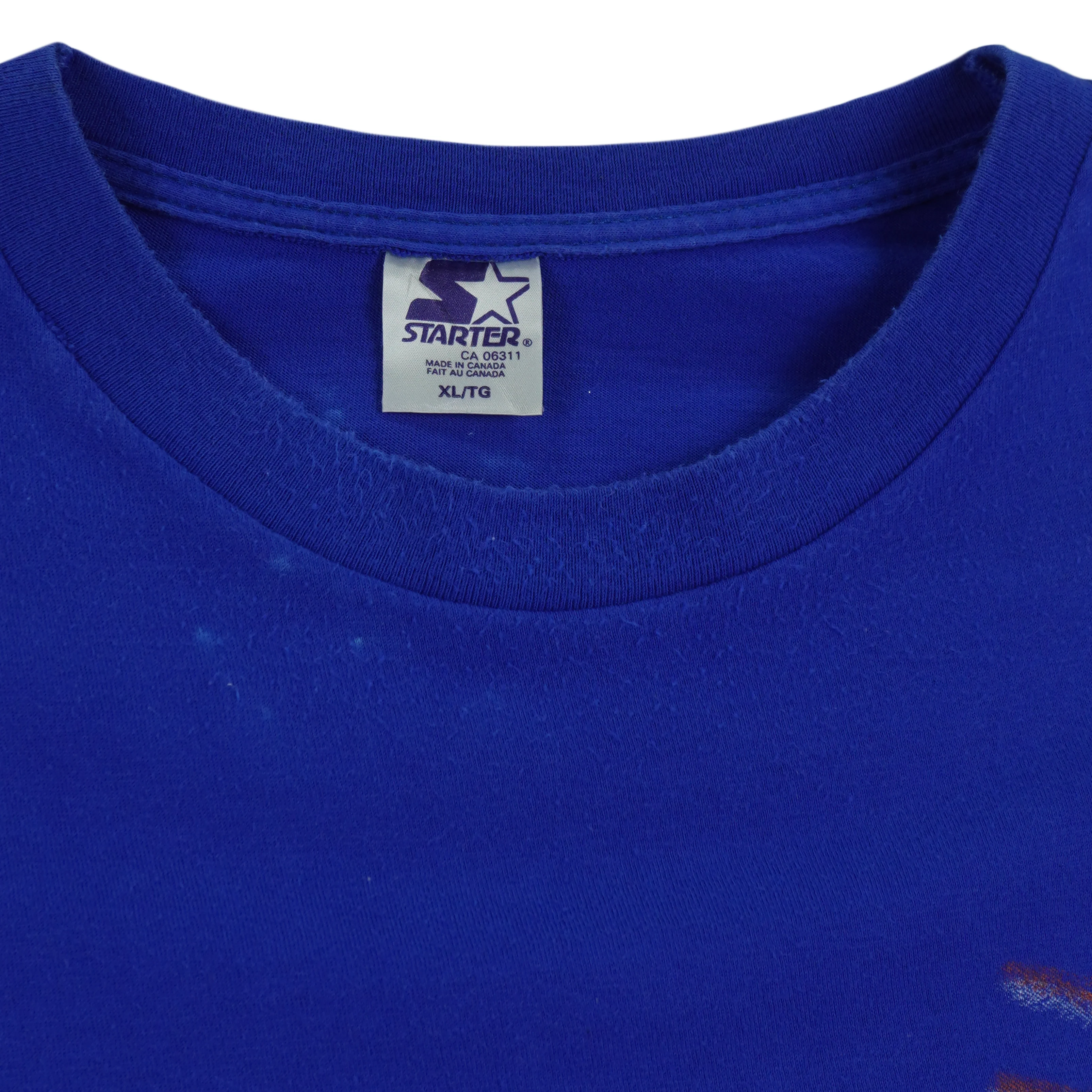 Starter - Edmonton Oilers Big Logo T-Shirt 1991 X-Large - Image 6
