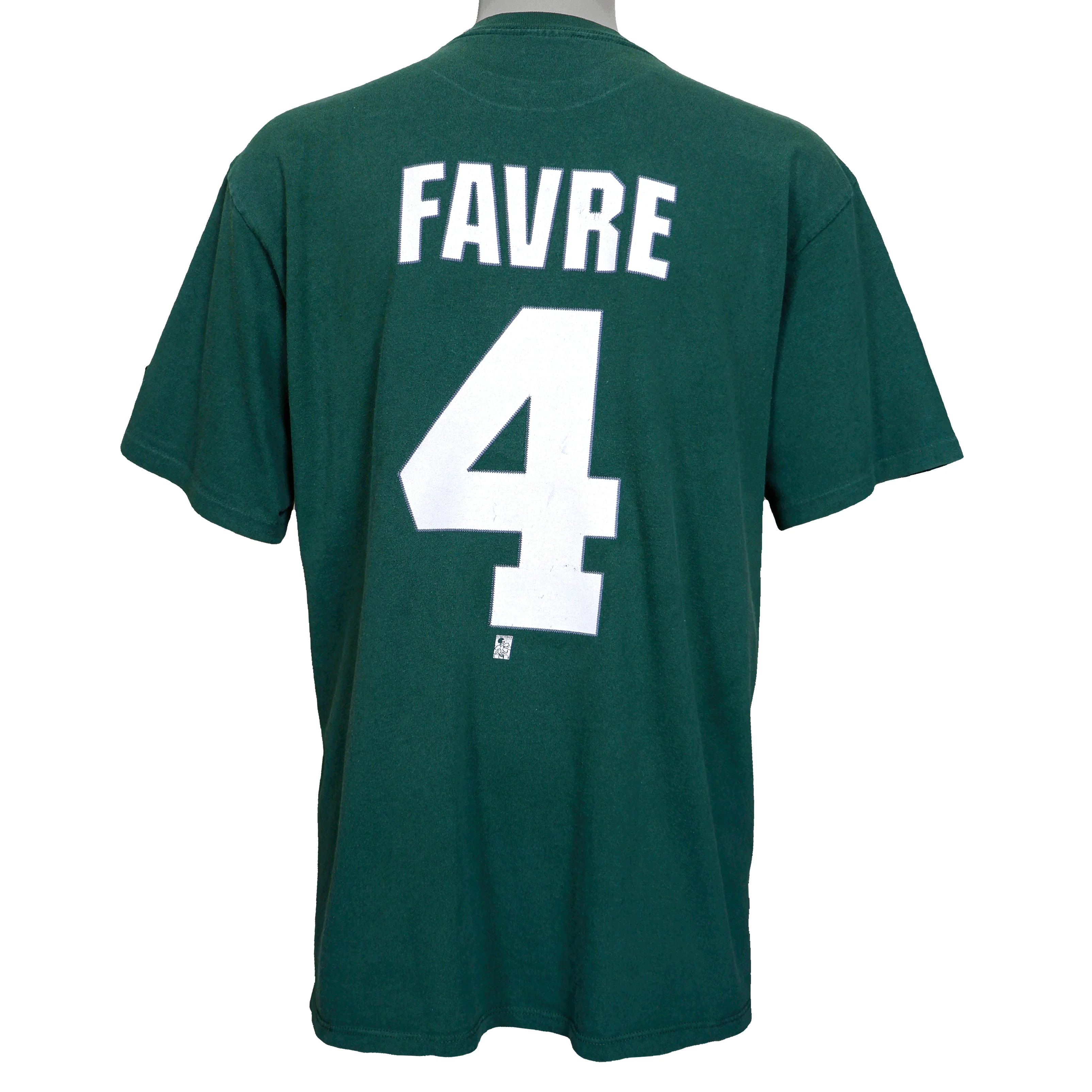 Starter - Green Bay Packers / Favre #4 T-Shirt 1990s Large - Image 2