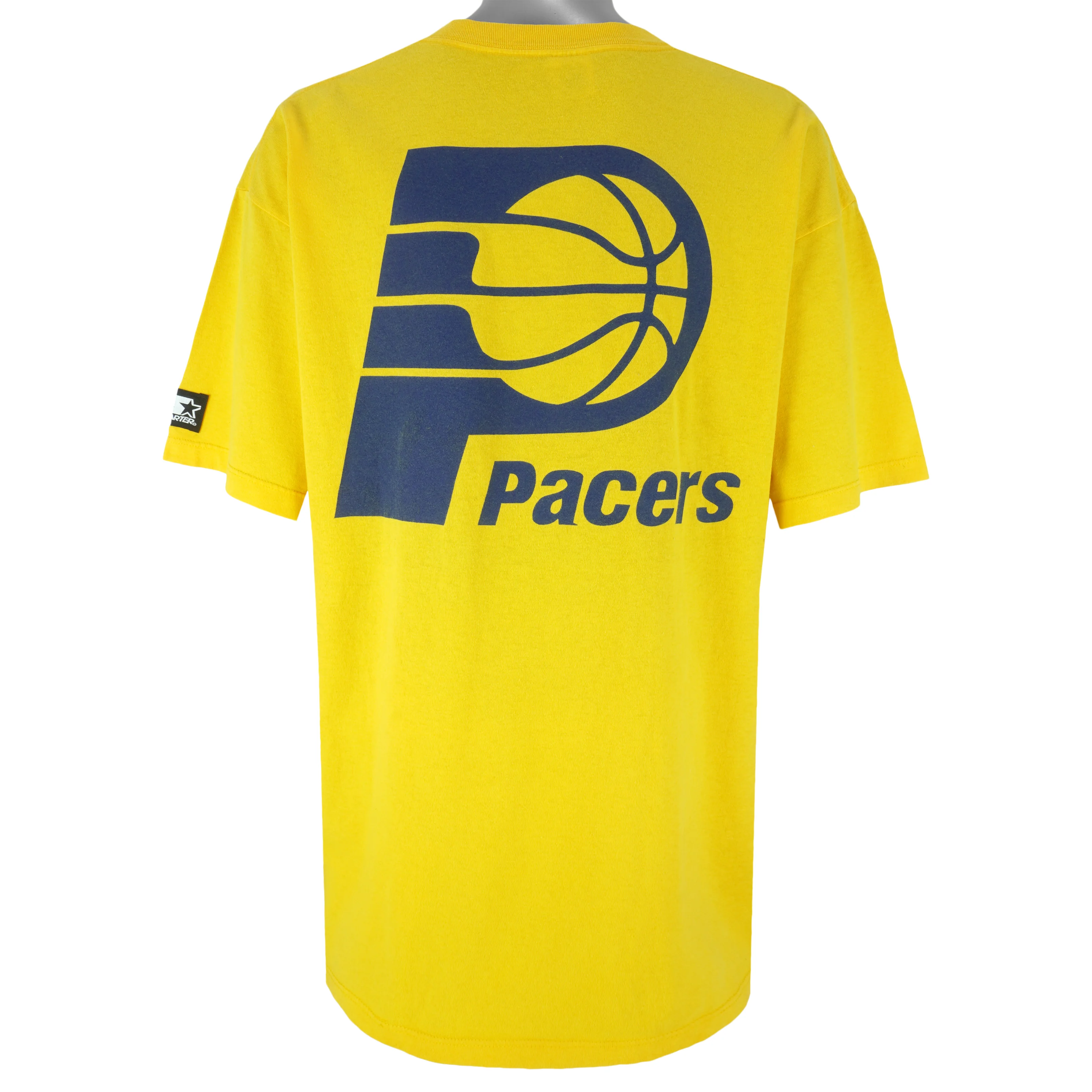 Starter - Indiana Pacers Basketball Single Stitch T-Shirt 1990s X-Large - Image 2