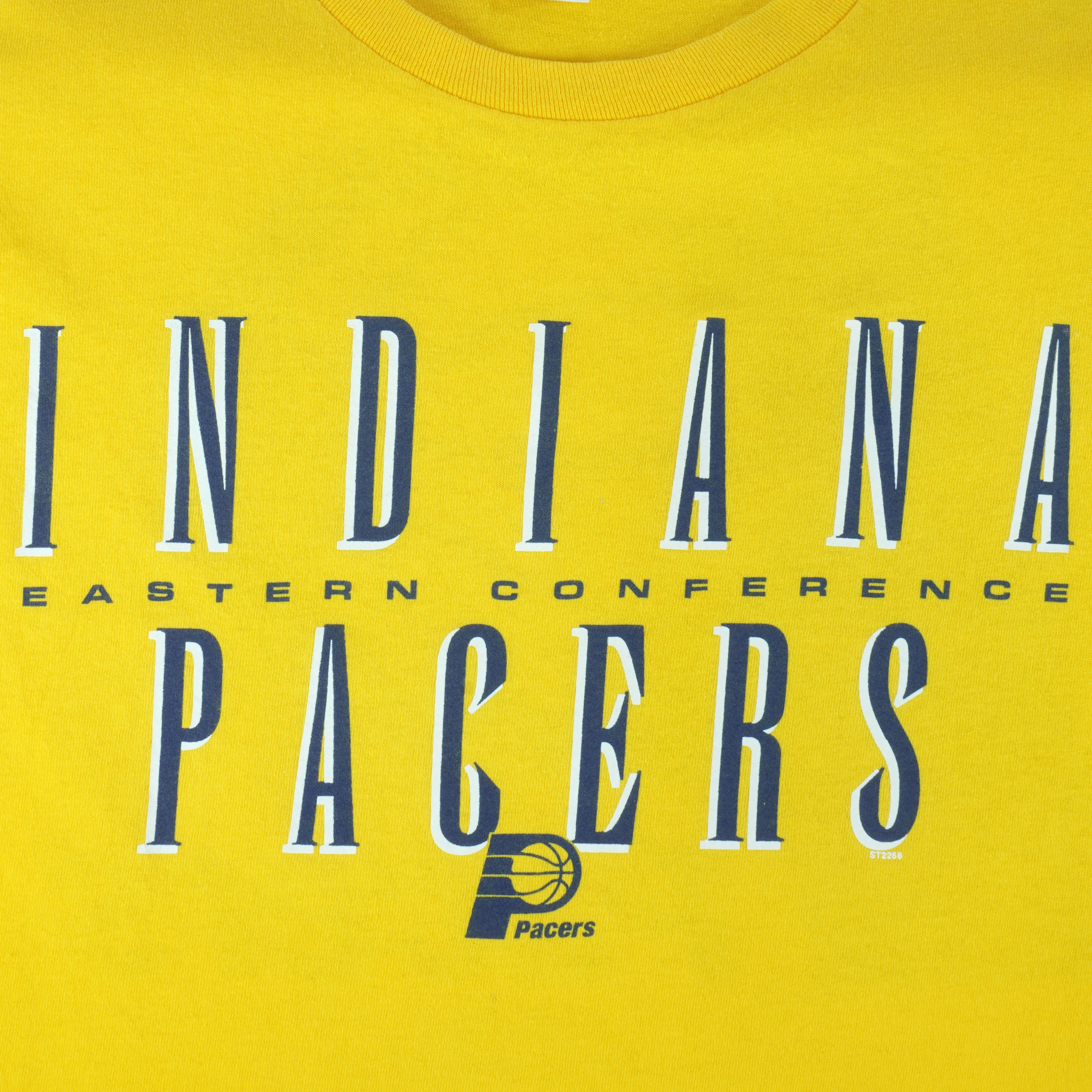 Starter - Indiana Pacers Basketball Single Stitch T-Shirt 1990s X-Large - Image 3