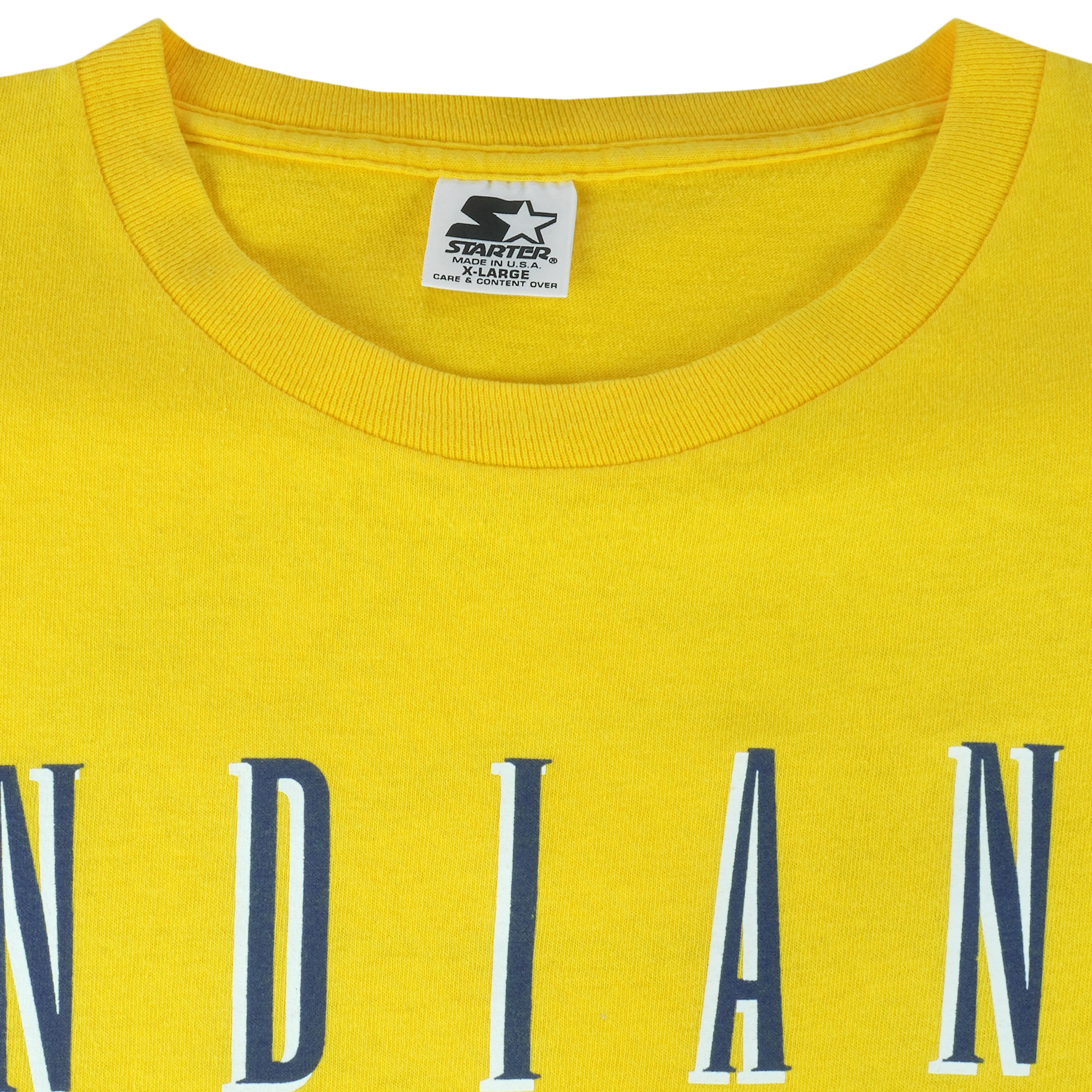 Starter - Indiana Pacers Basketball Single Stitch T-Shirt 1990s X-Large - Image 4