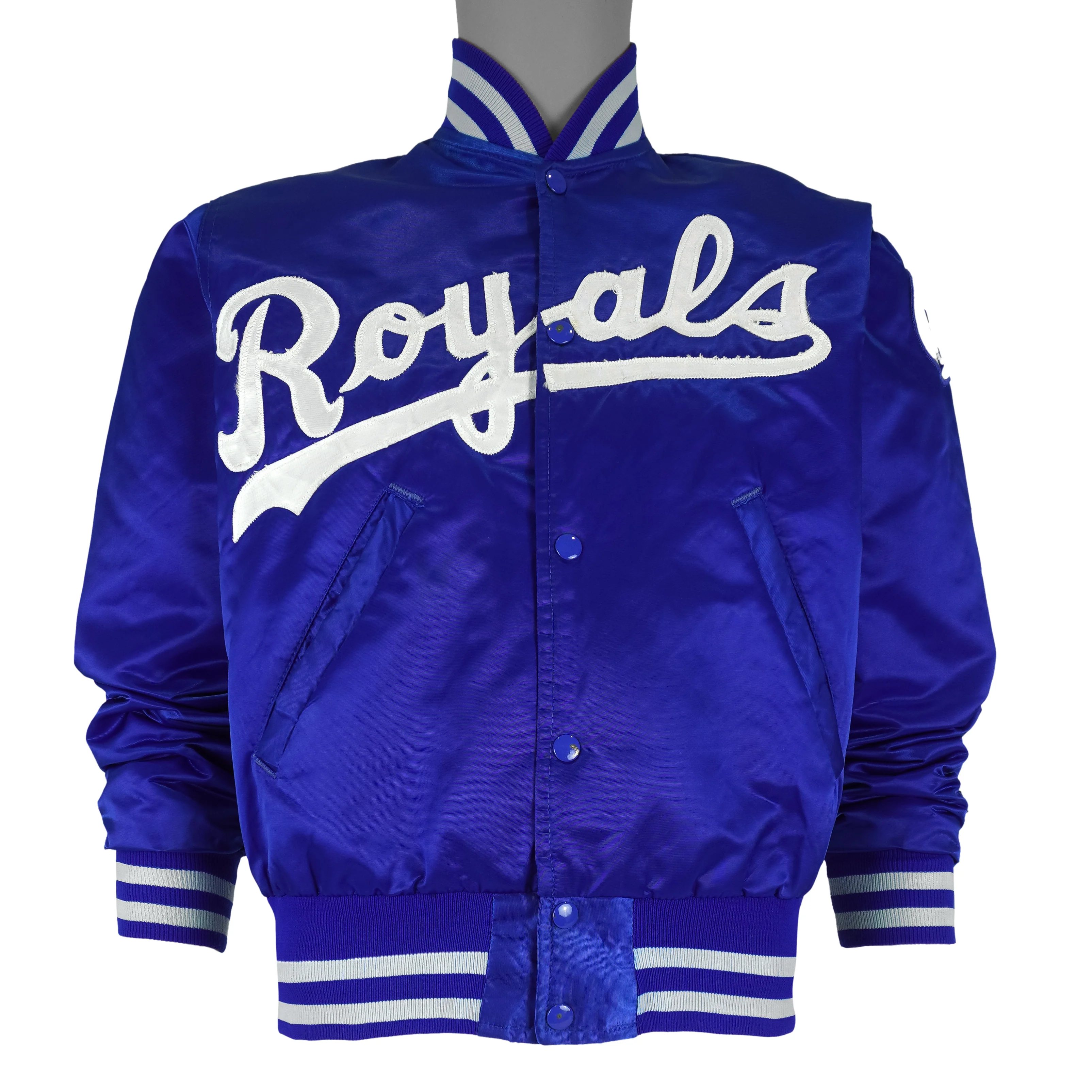 Starter - Kansas City Royals Satin Jacket 1990s Small - Image 2