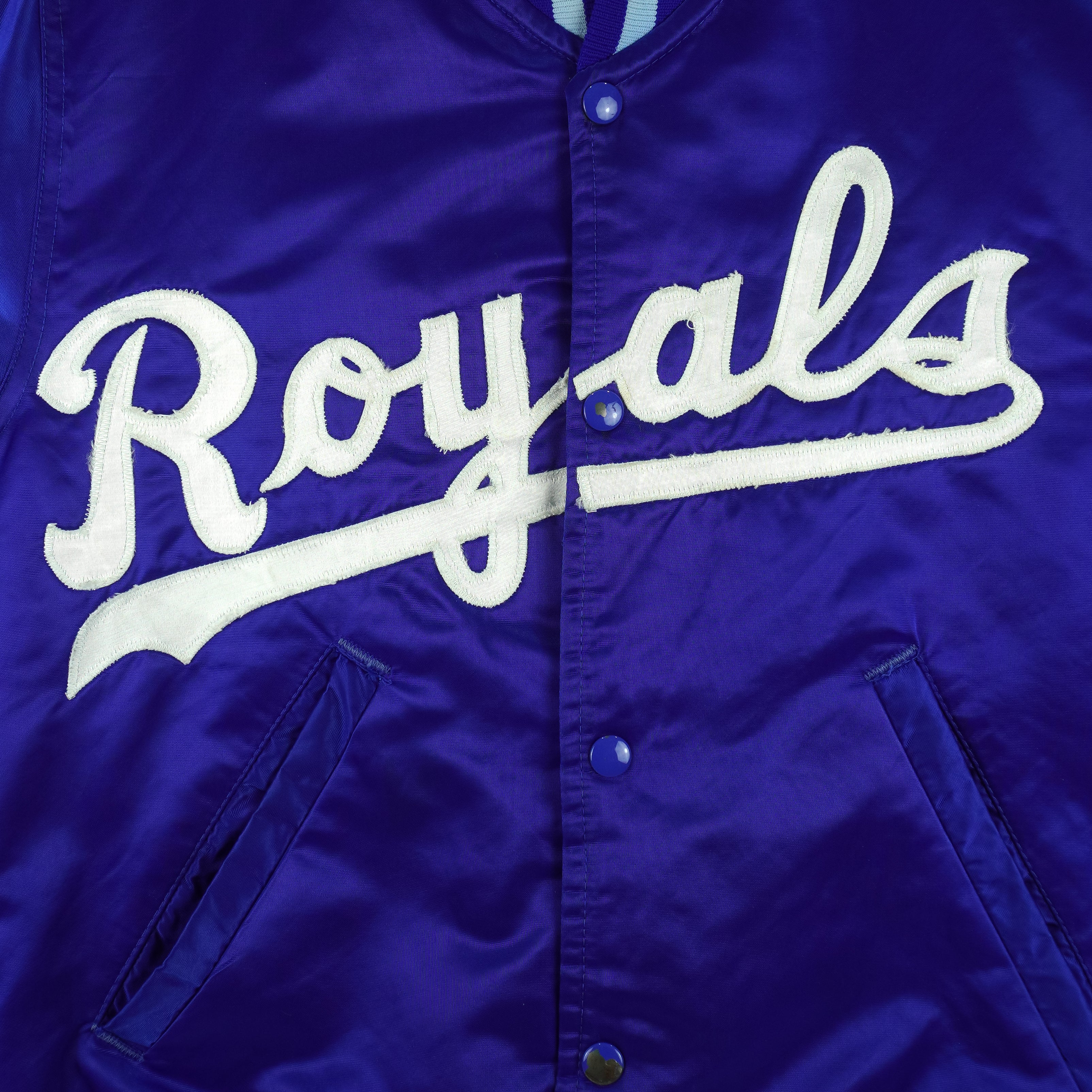 Starter - Kansas City Royals Satin Jacket 1990s Small - Image 5