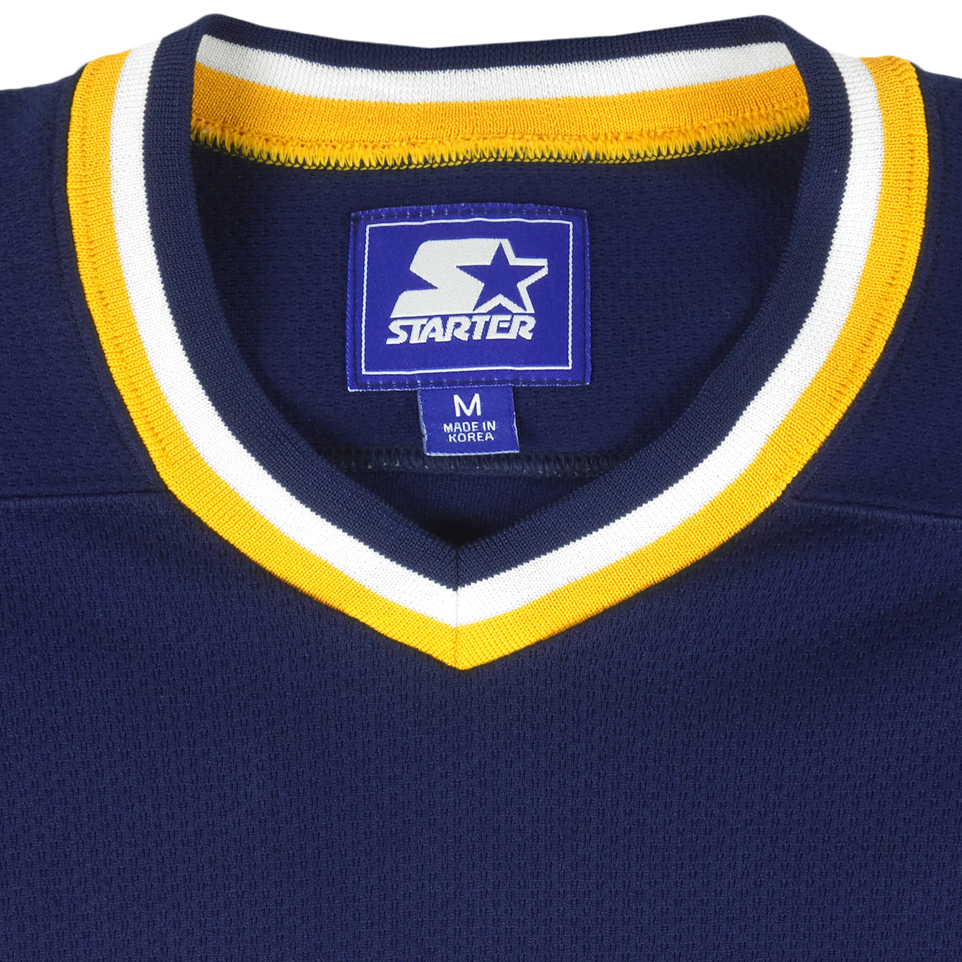 Starter - Michigan Wolverines Big Logo Fan Jersey 1990s Medium - Image 4