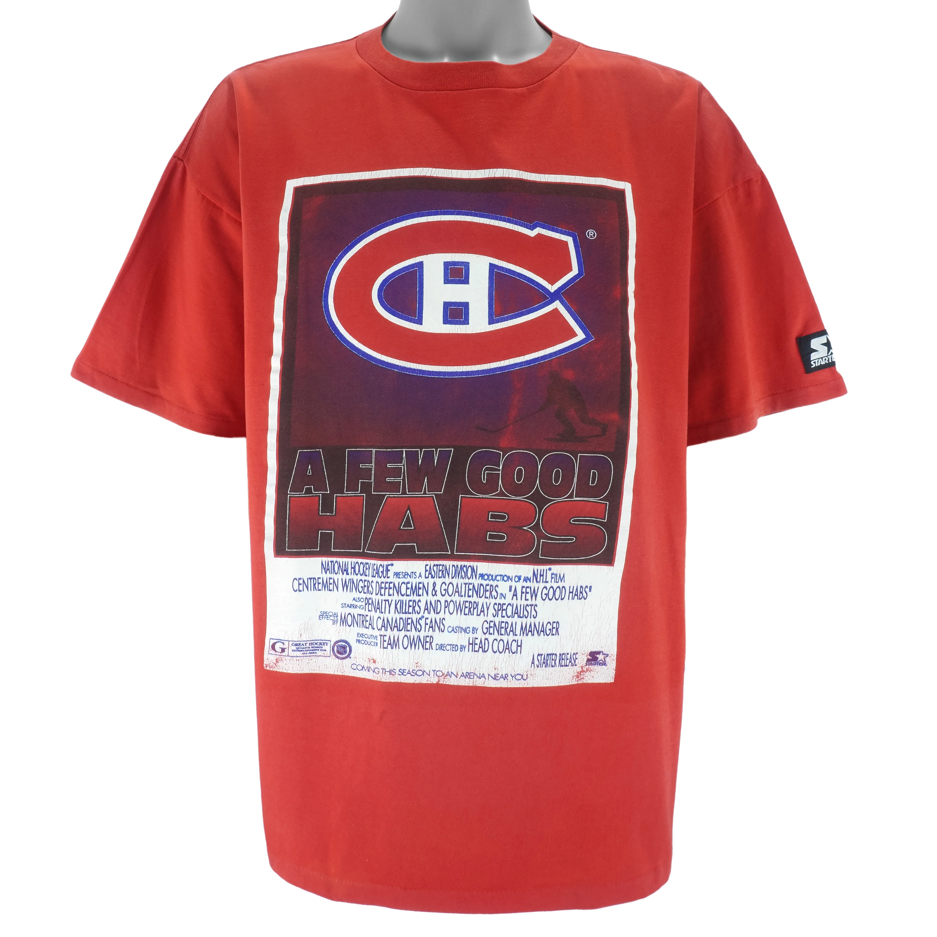 Starter - Montreal Canadiens A Few Good Habs T-Shirt 1990s X-Large