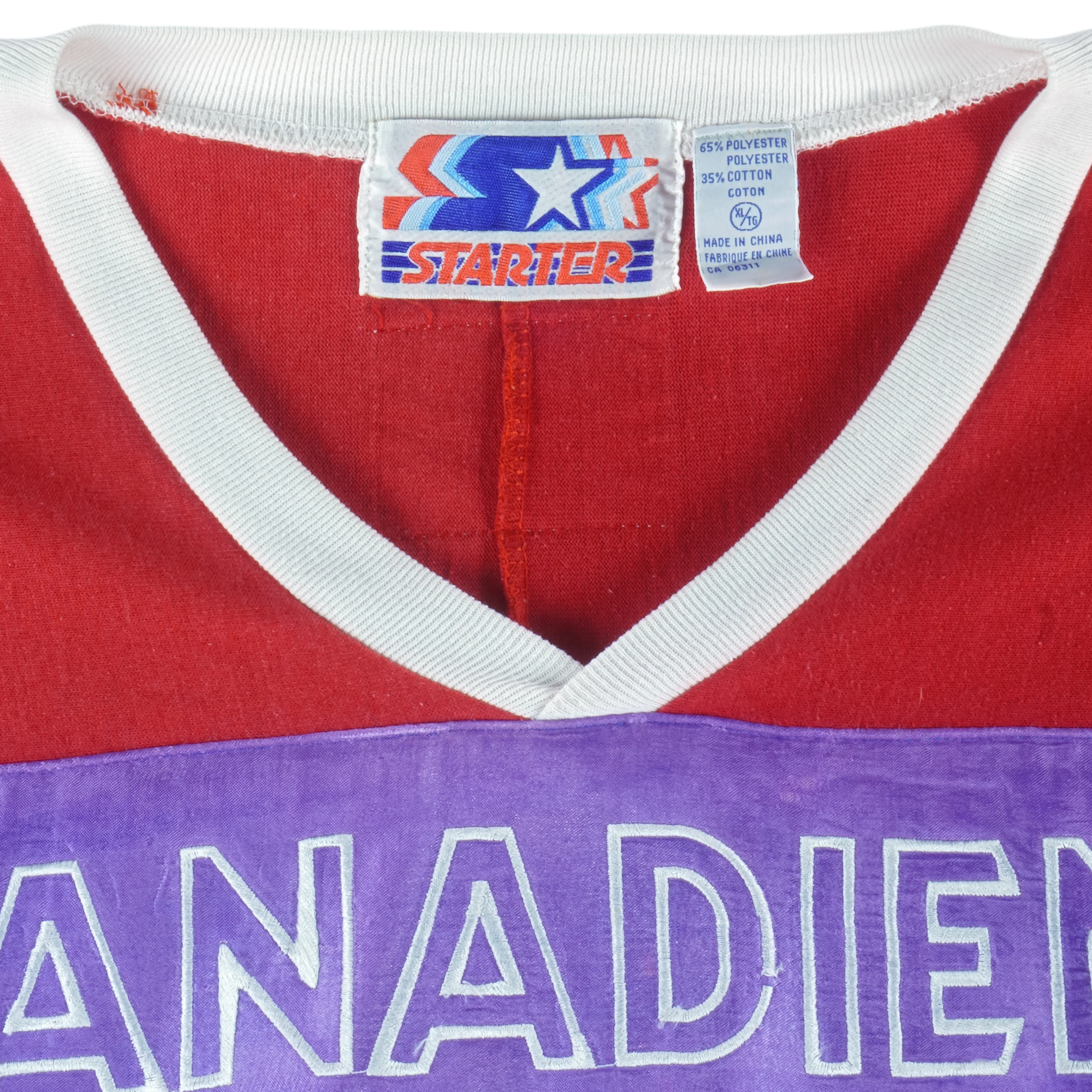 Starter - Montreal Canadiens Hockey Jersey 1980s X-Large - Image 4