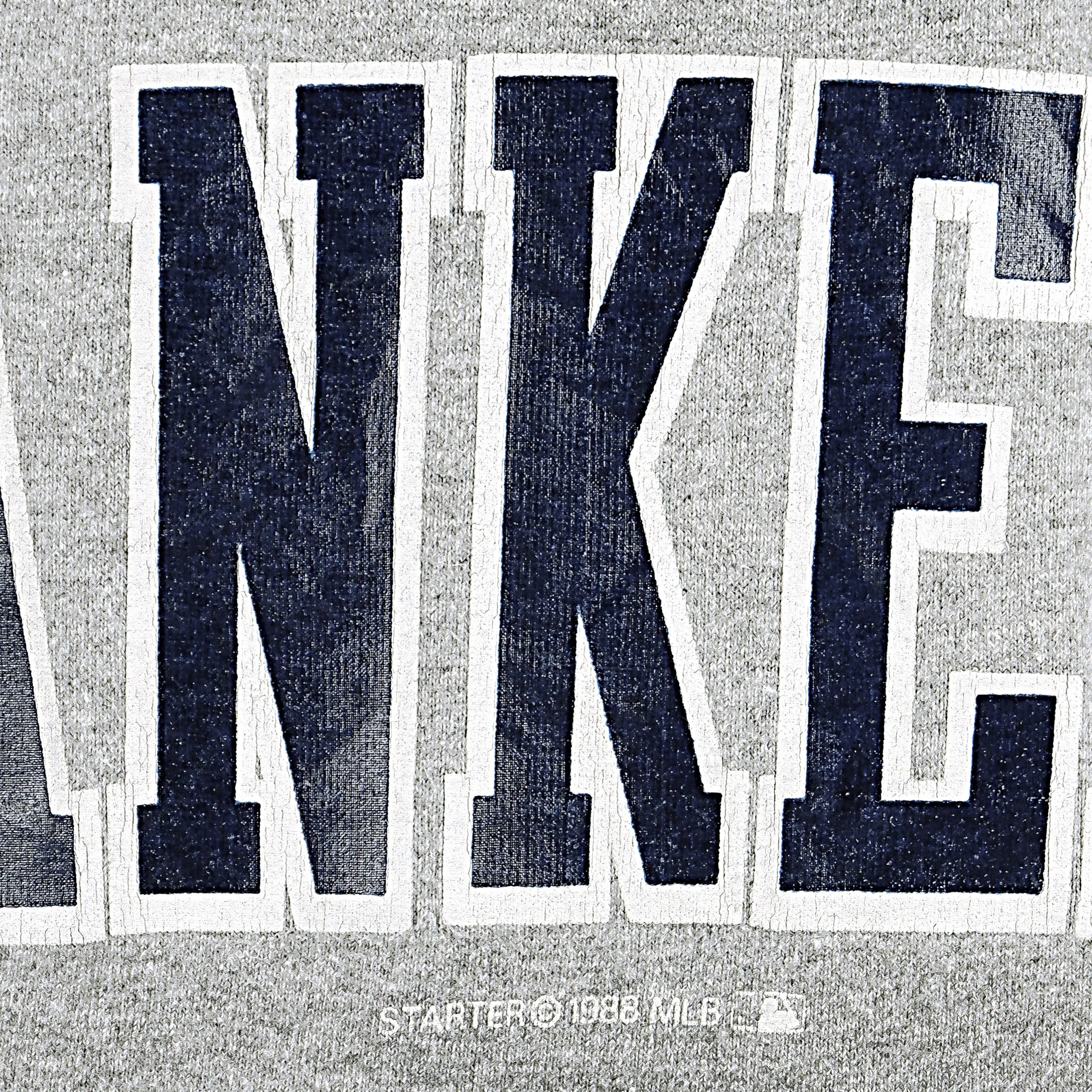 Starter - New York Yankees Big Spell-Out T-Shirt 1988 X-Large - Image 4