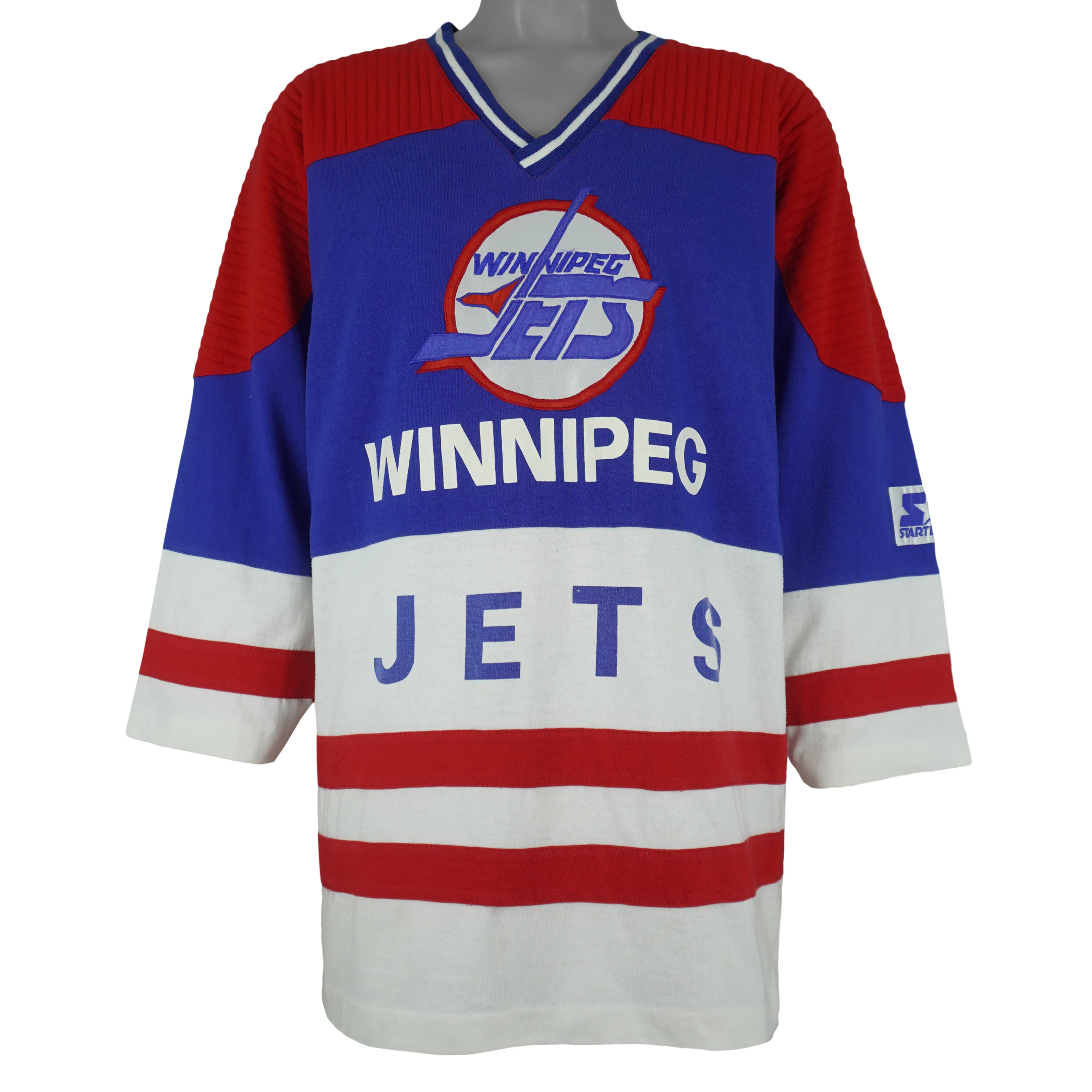Starter - NHL Winnipeg Jets Hockey Jersey T-Shirt 1990s Large