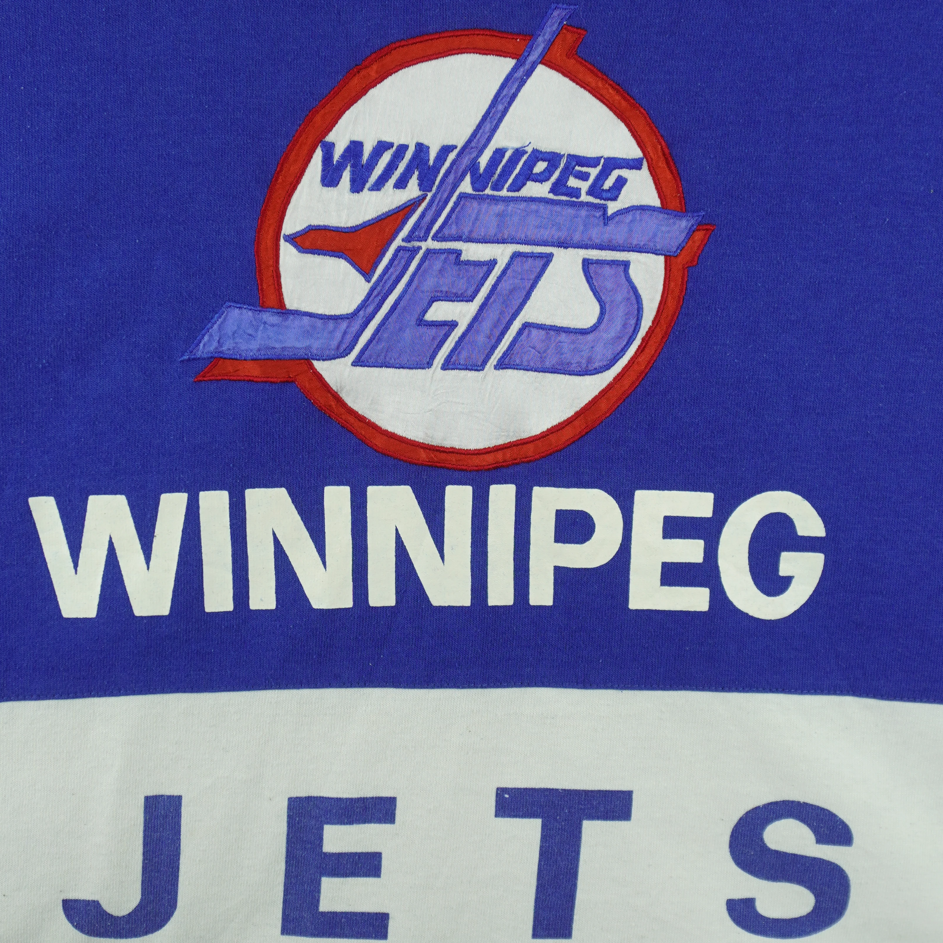 Starter - NHL Winnipeg Jets Hockey Jersey T-Shirt 1990s Large - Image 3