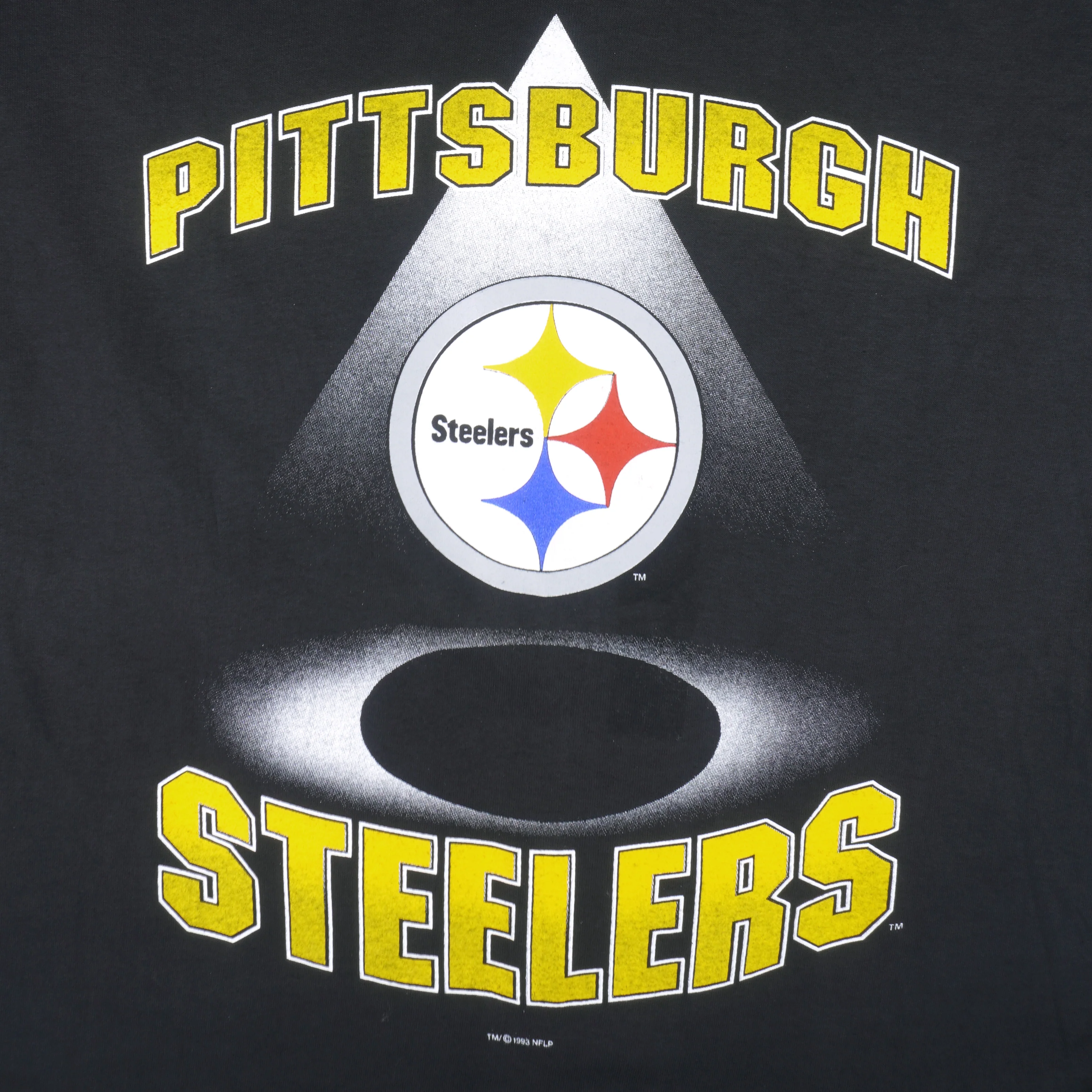 Starter - Pittsburgh Steelers Big Logo T-Shirt 1993 Large - Image 3