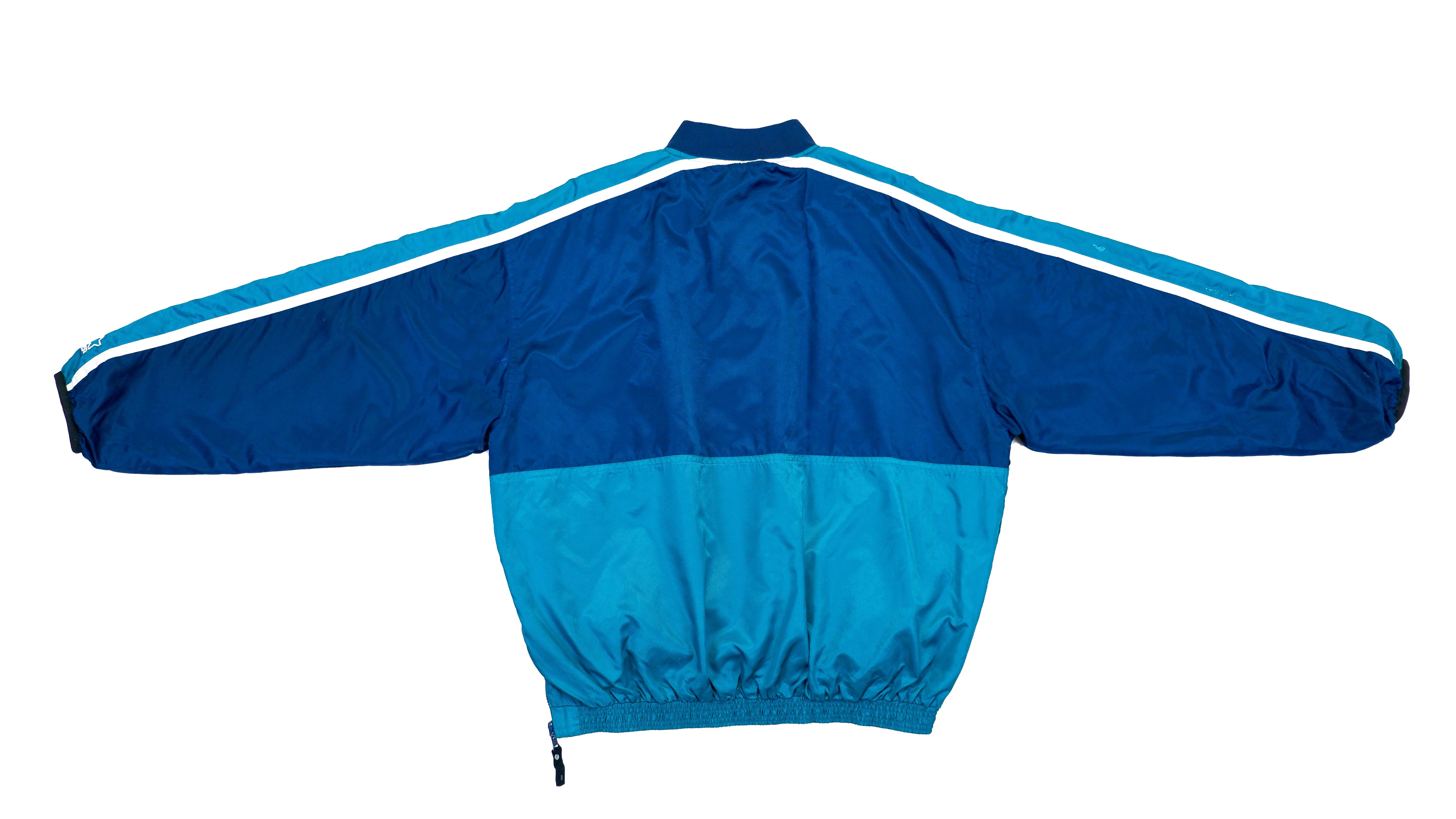 Starter - Seattle Mariners 1/4 Zip Reversible Windbreaker 1990s Large - Image 3