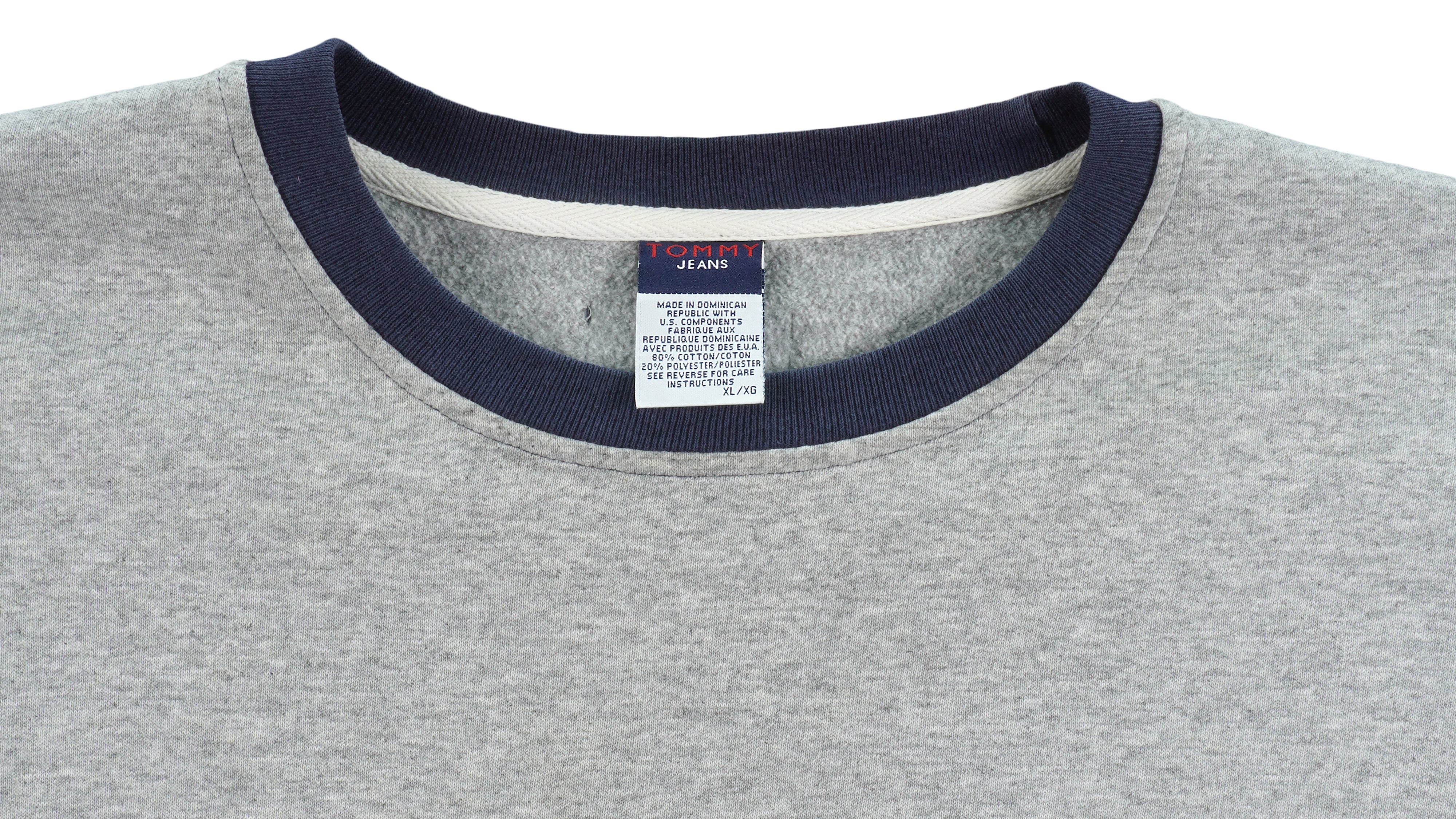 Tommy Hilfiger - Tommy Jeans Spell-Out Crew Neck Sweatshirt 1990s X-Large - Image 3