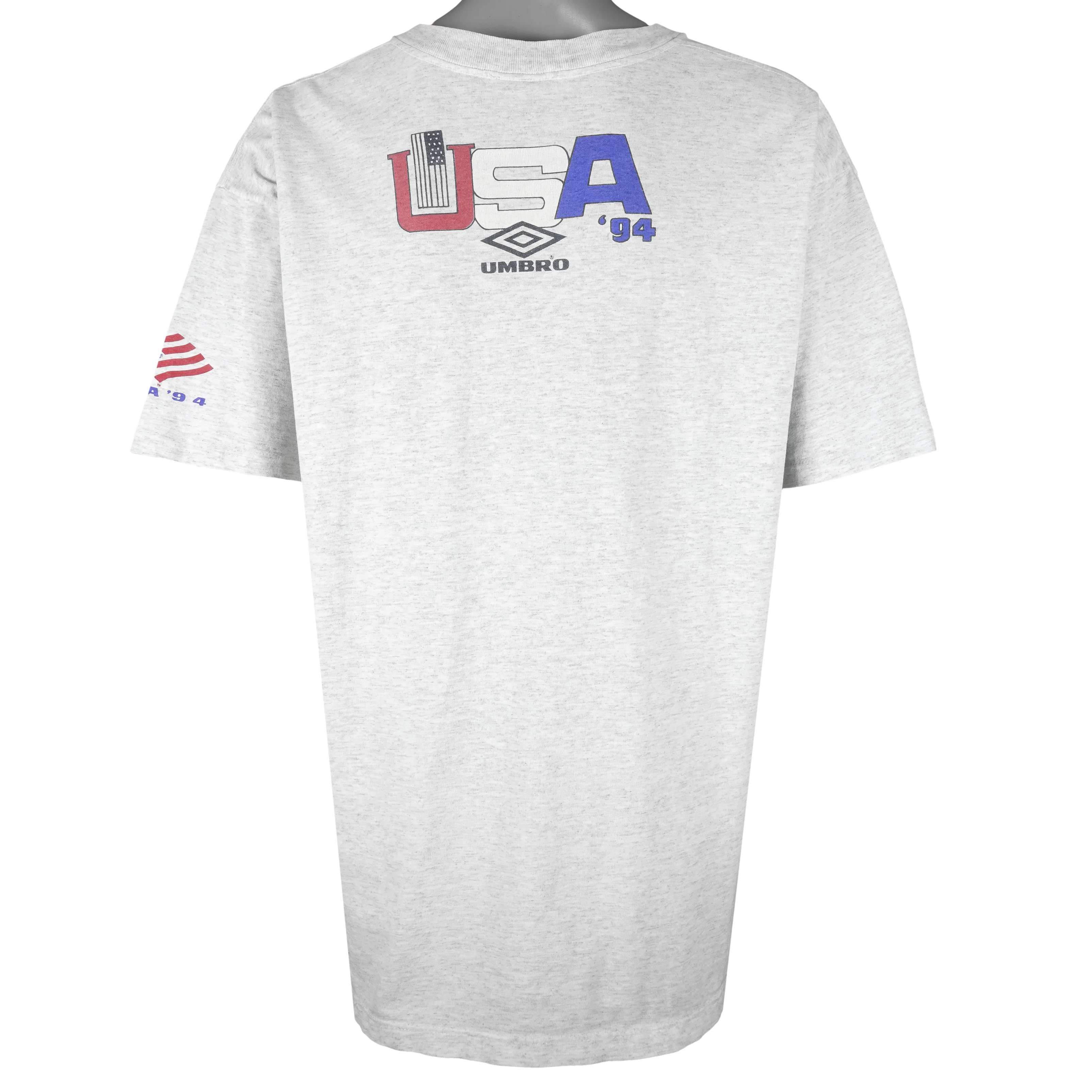 Umbro - World Cup Soccer USA Flags T-Shirt 1994 X-Large - Image 2