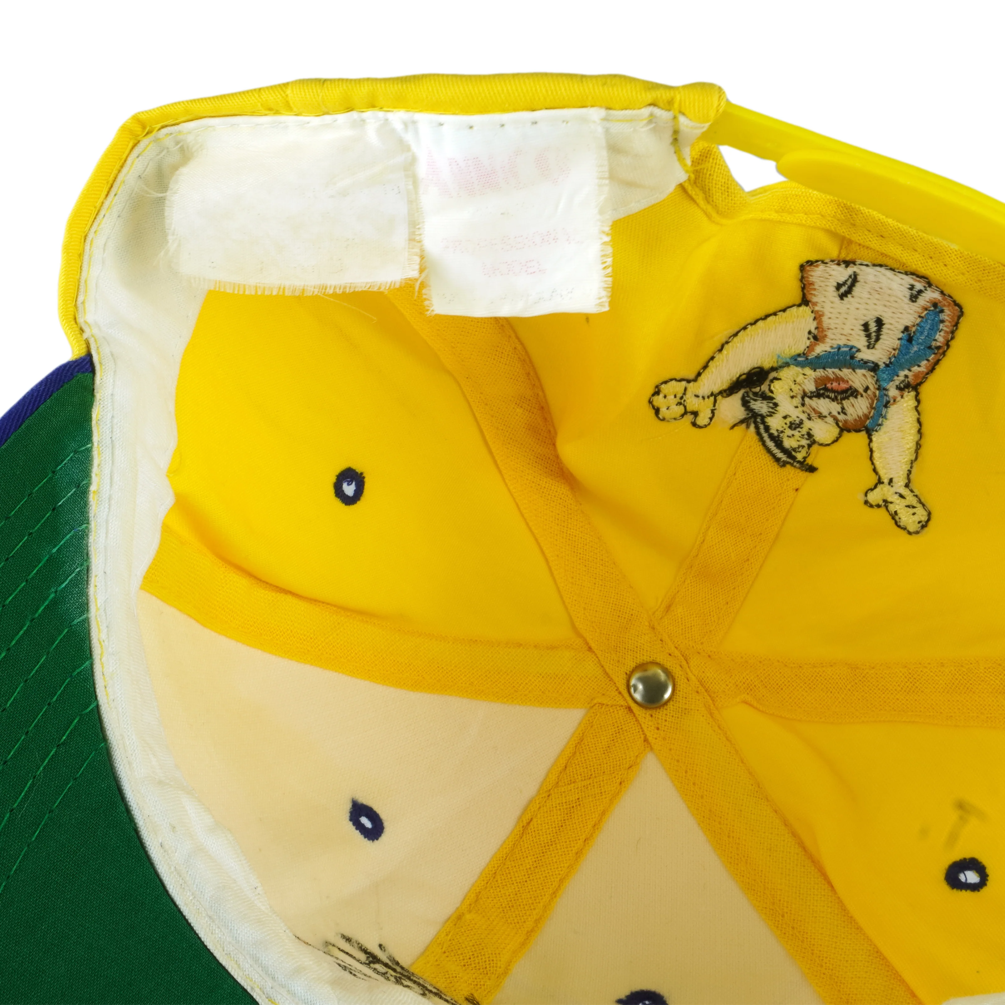 Vintage (ANNCO) - Fred Flintstone Embroidered Snapback Hat 1990s OSFA - Image 5