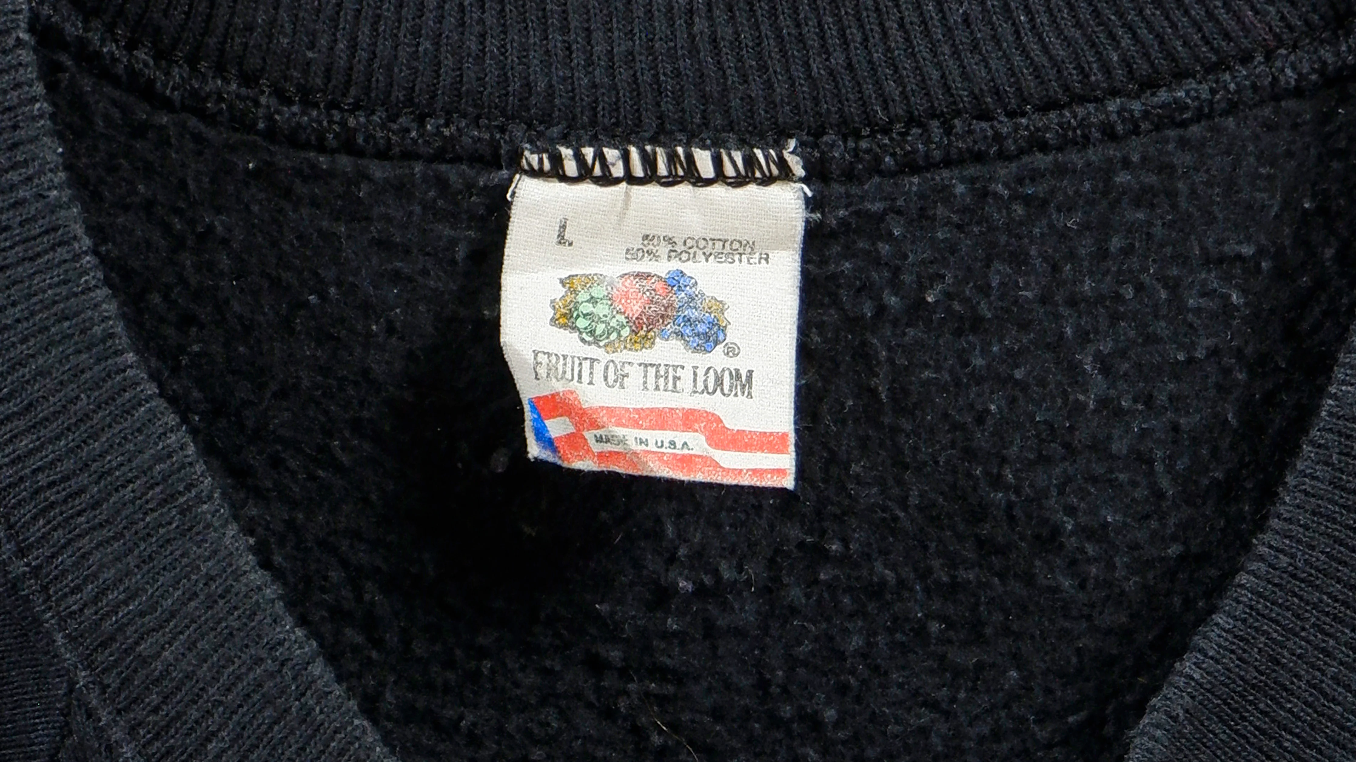 Vintage - Firefighters Crew Neck Sweatshirt 1990s Medium - Image 3
