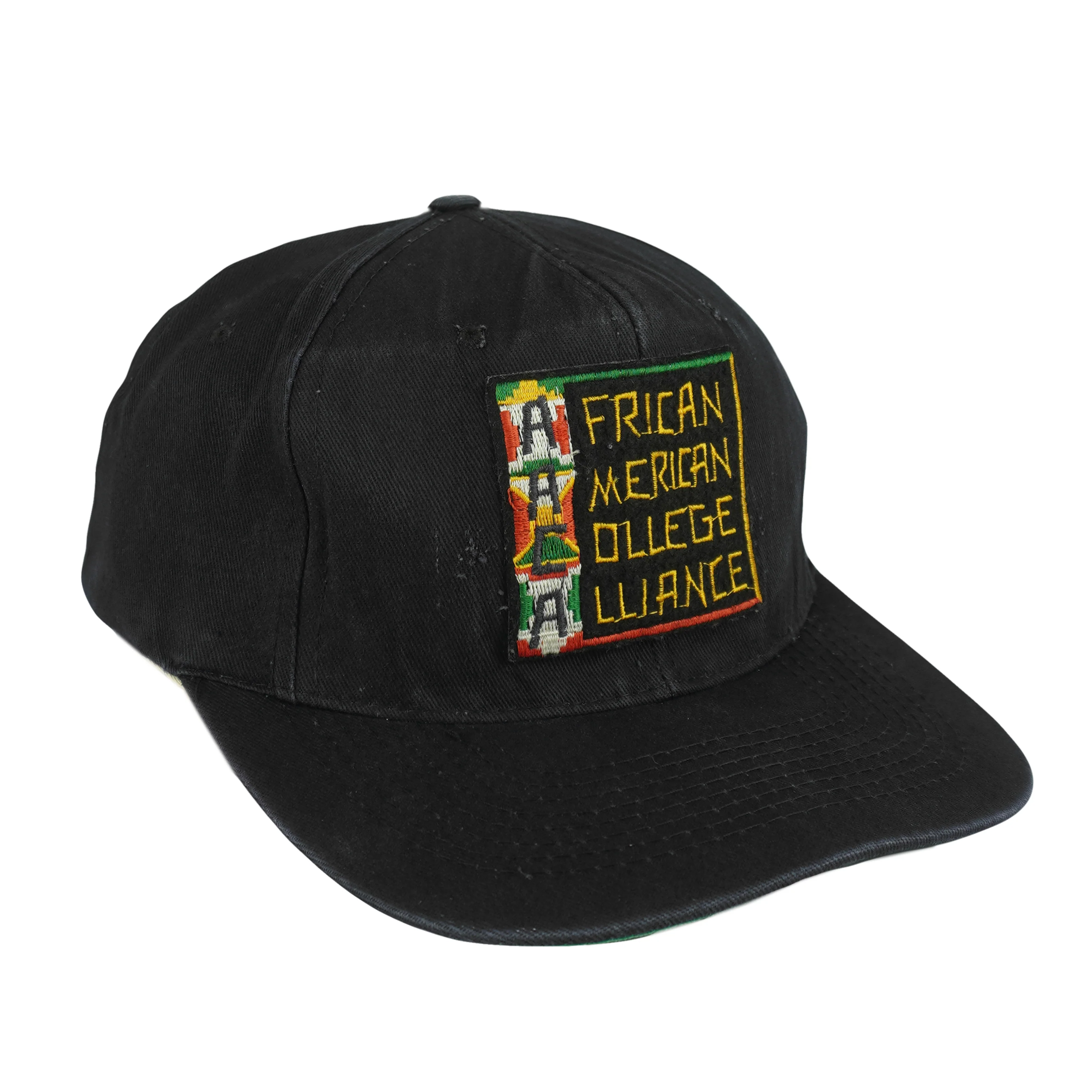 Vintage (Cobra Caps) - African American College Alliance Snapback Hat 1990s OSFA - Image 2