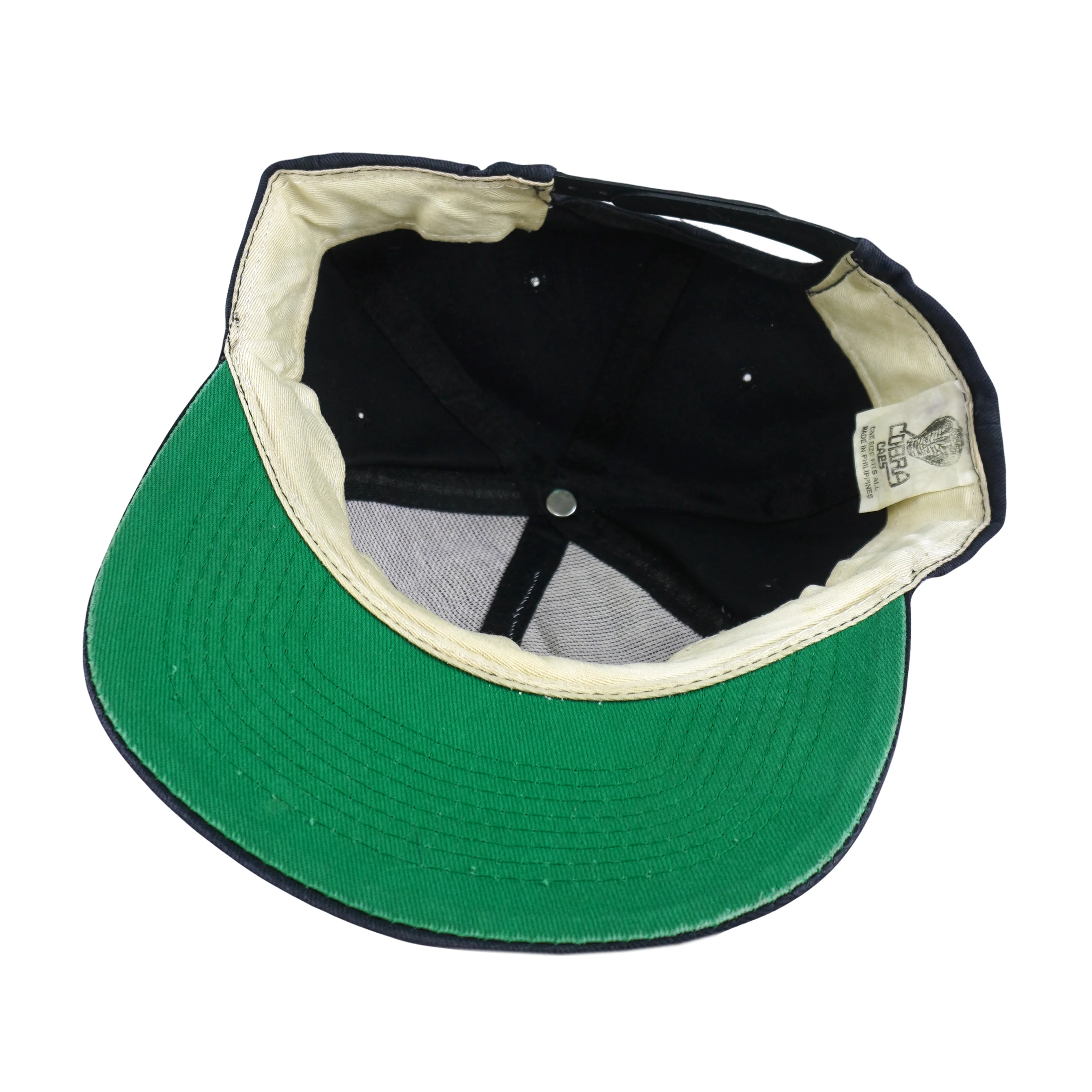Vintage (Cobra Caps) - African American College Alliance Snapback Hat 1990s OSFA - Image 5